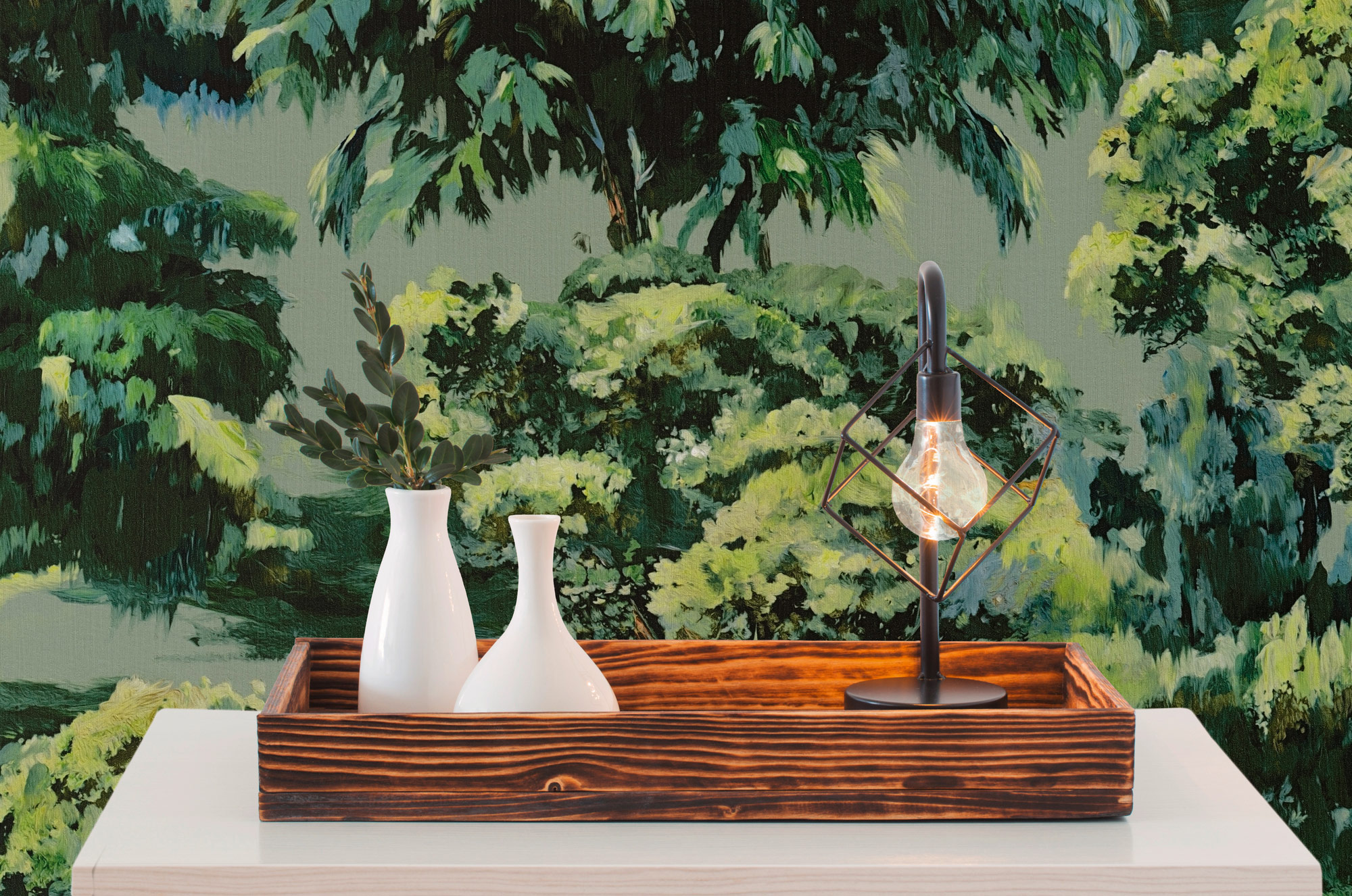 AS Vliestapete PintWalls 3 Floral Grün 791877