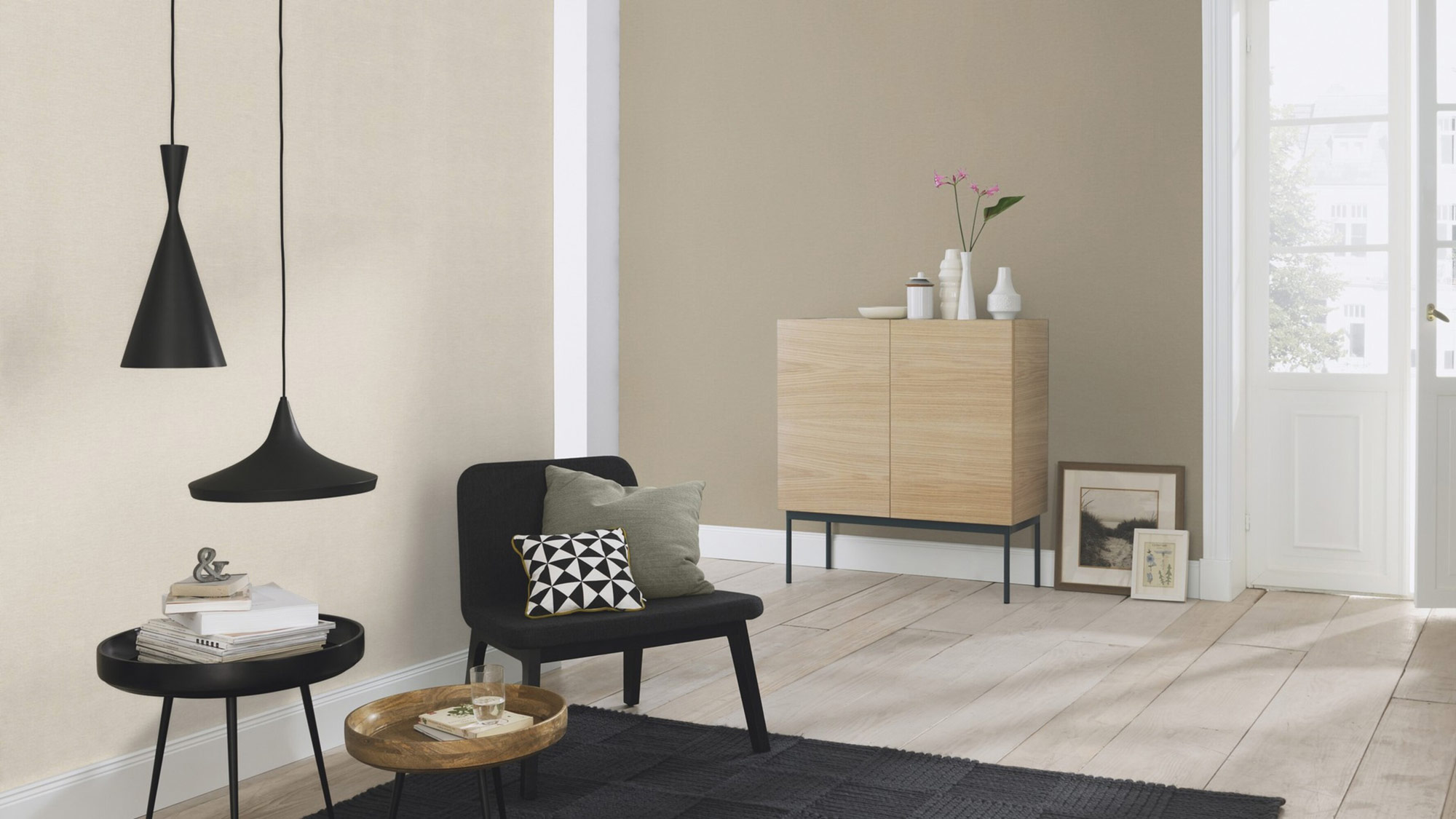 Rasch Vliestapete Country Charme Braun-hellbraun 449815