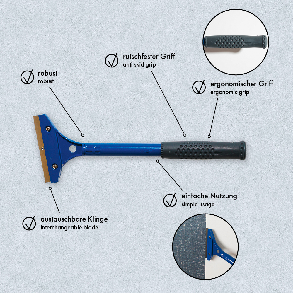 AS Creation Tapetenschaber Bodenschaber 10 x 31 cm