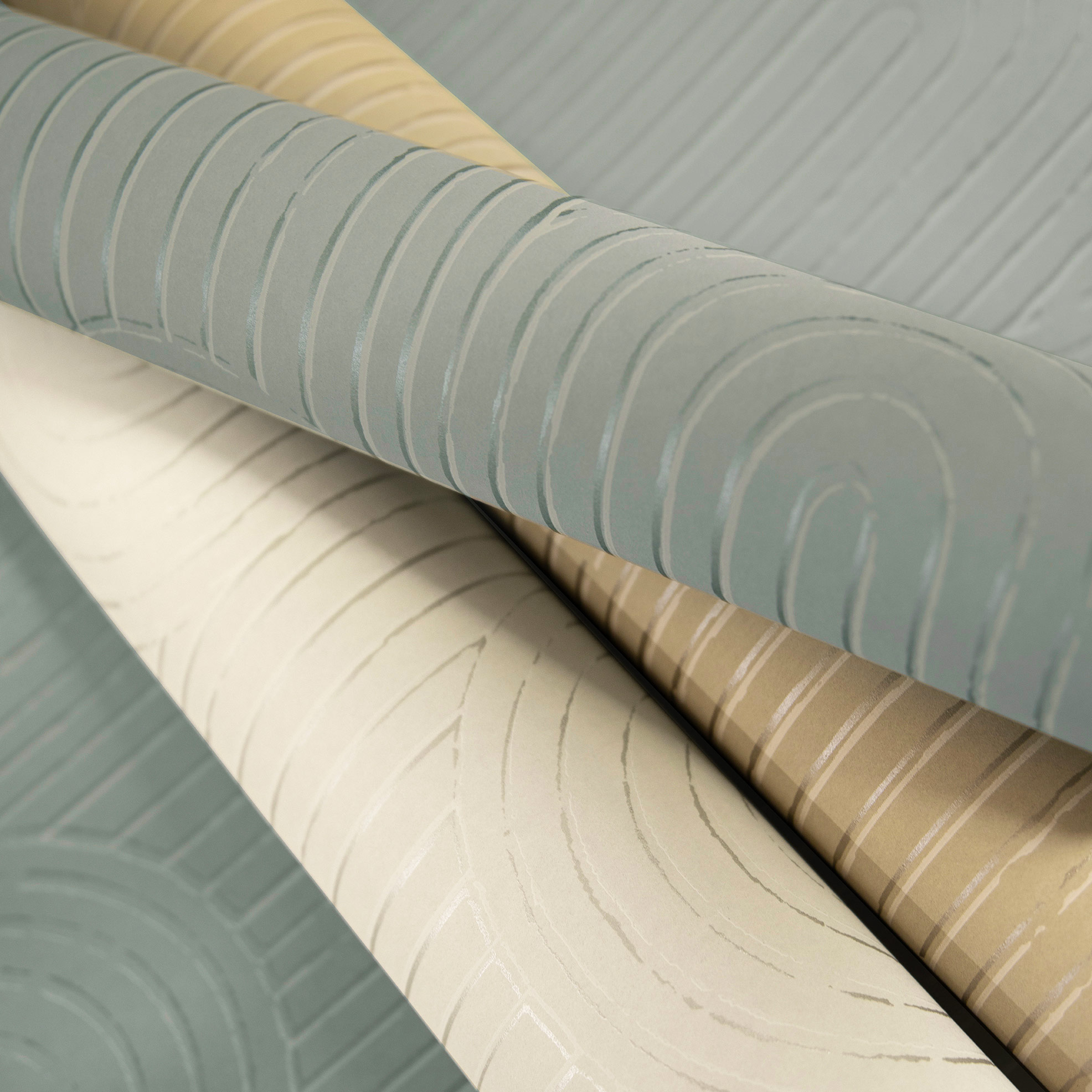 Hohenberger Vliestapete Chalk Colosseo Celadon 65526