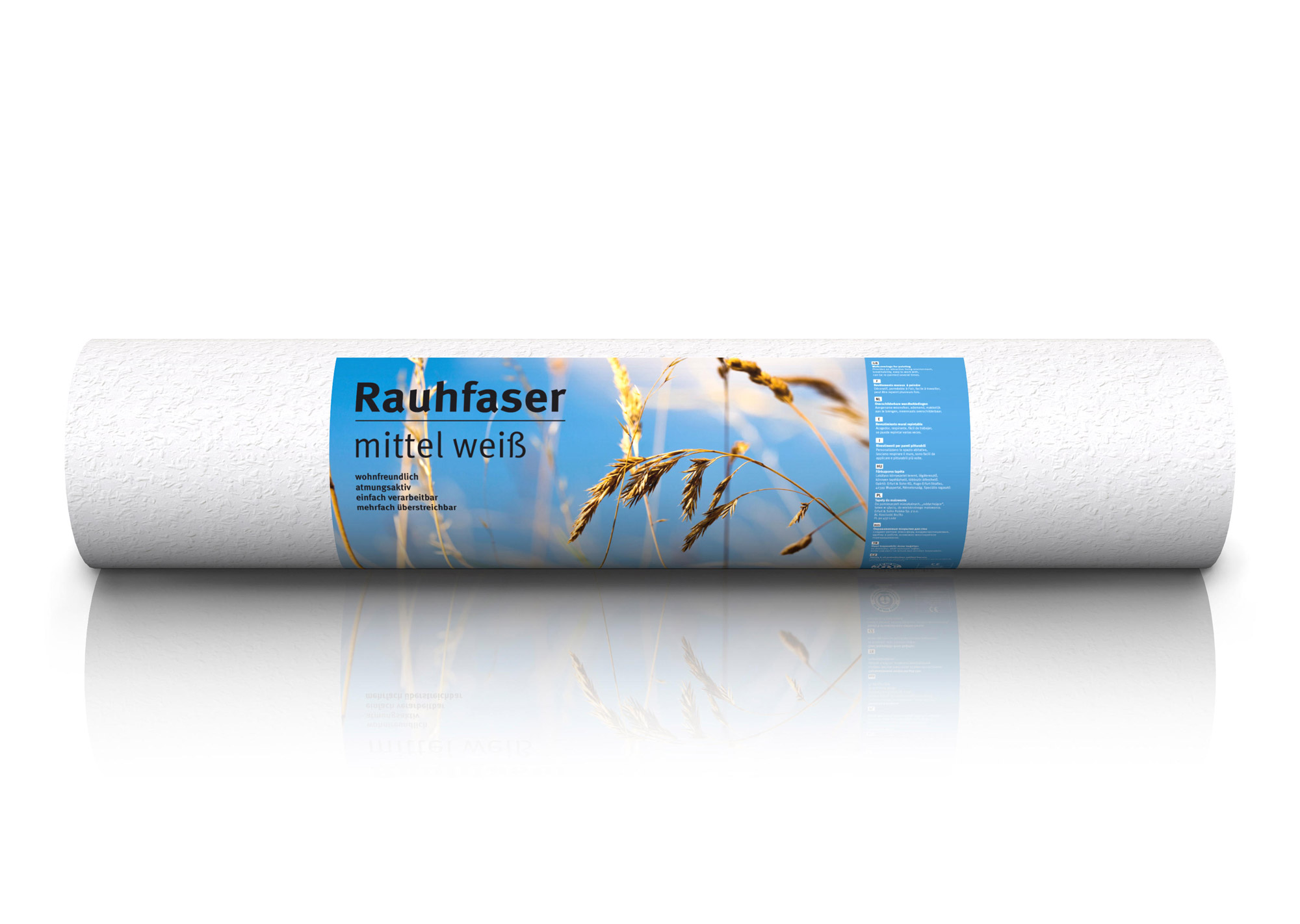 Erfurt Rauhfaser-Tapete Mittlere Struktur | Einzelrolle