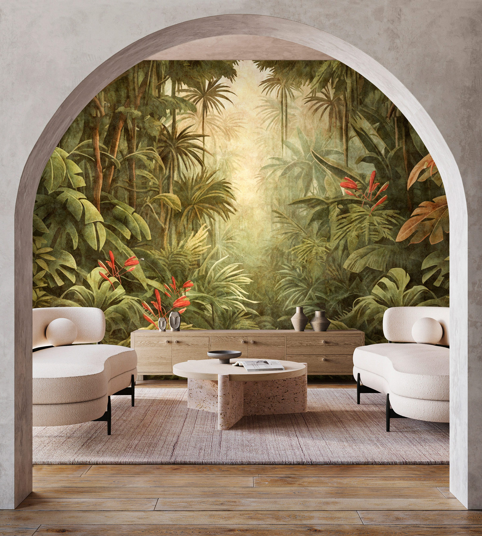 AS Fototapete Walls by Patel 5 Dschungel Grün DD134249