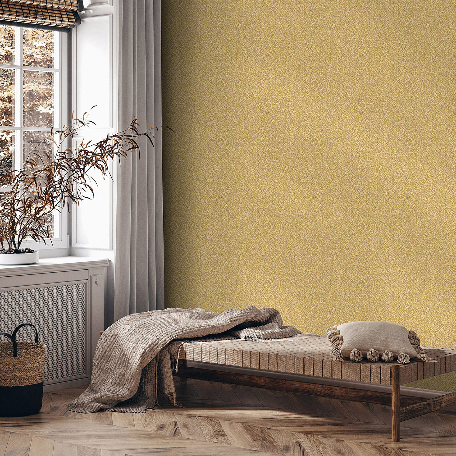 Hohenberger Vliestapete Tesoro Punto Giallo 65586