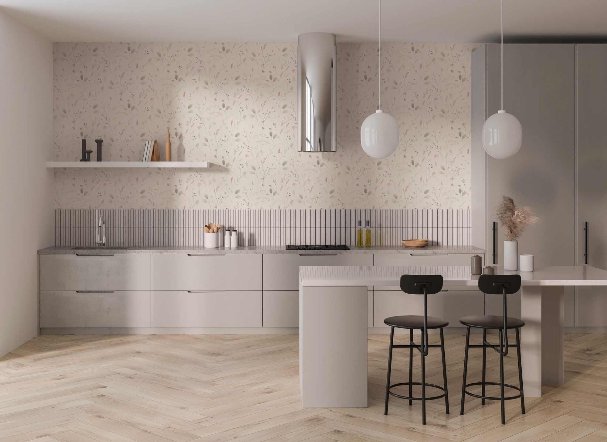 AS Vliestapete PintWalls 3 Floral Weiß 791703