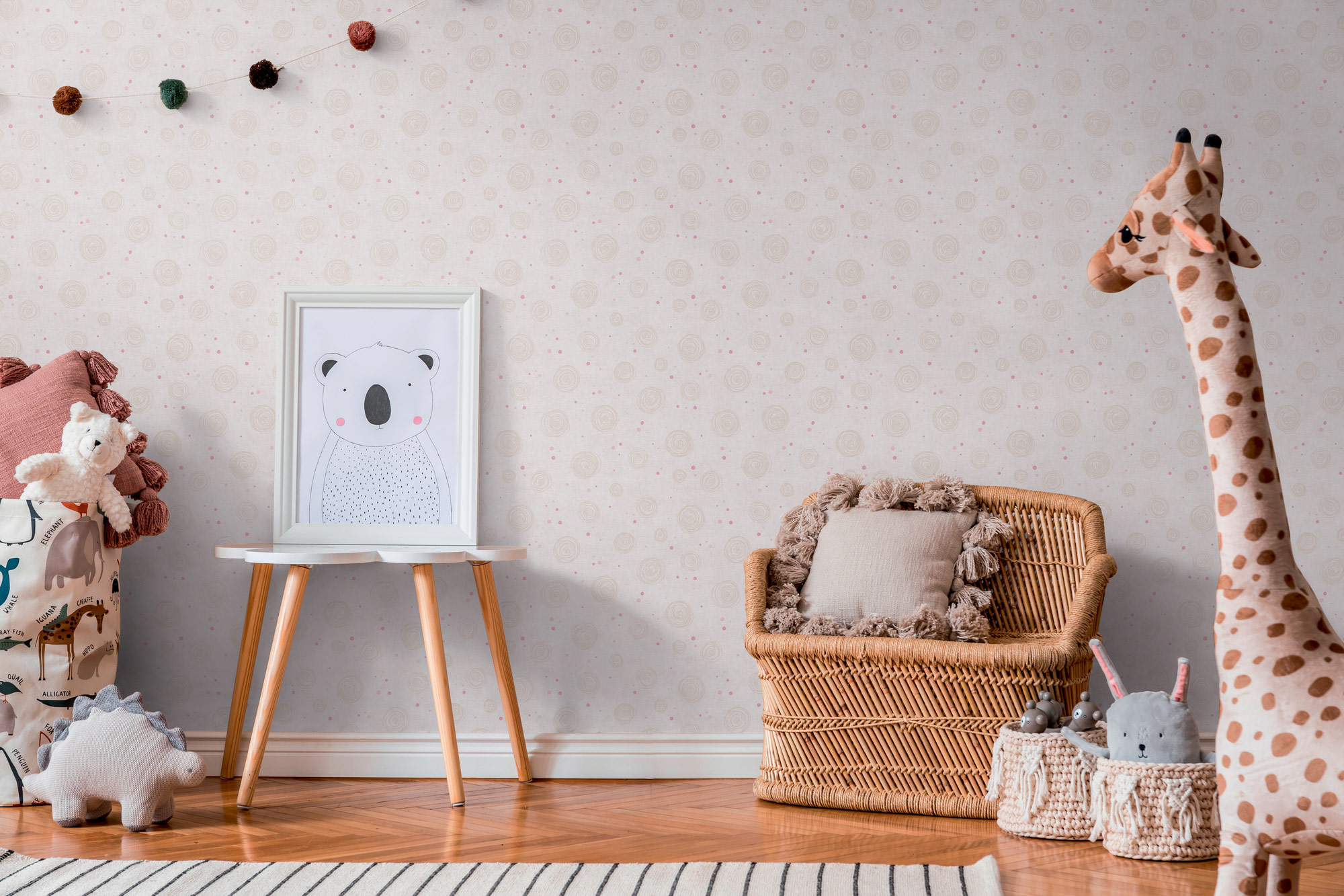 AS Vliestapete Lilly & Luis Kreise Beige 771393