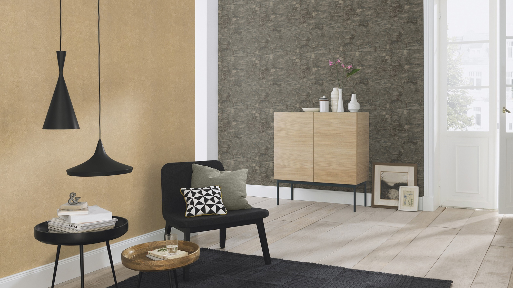 Rasch Vliestapete Factory V Metallplatten 499742