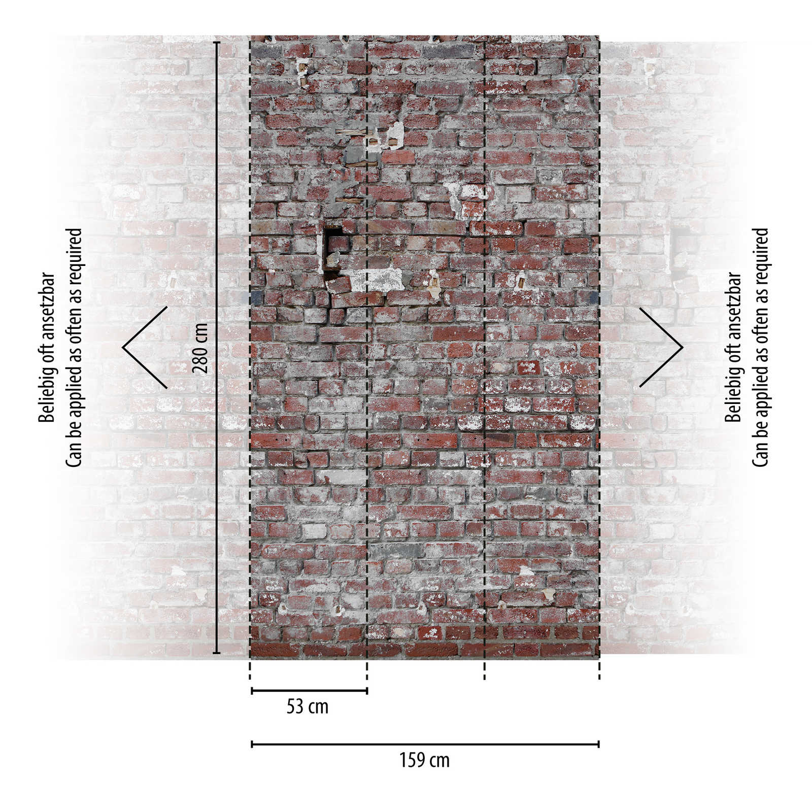 Livingwalls Vliestapete The Wall Steinoptik 383371