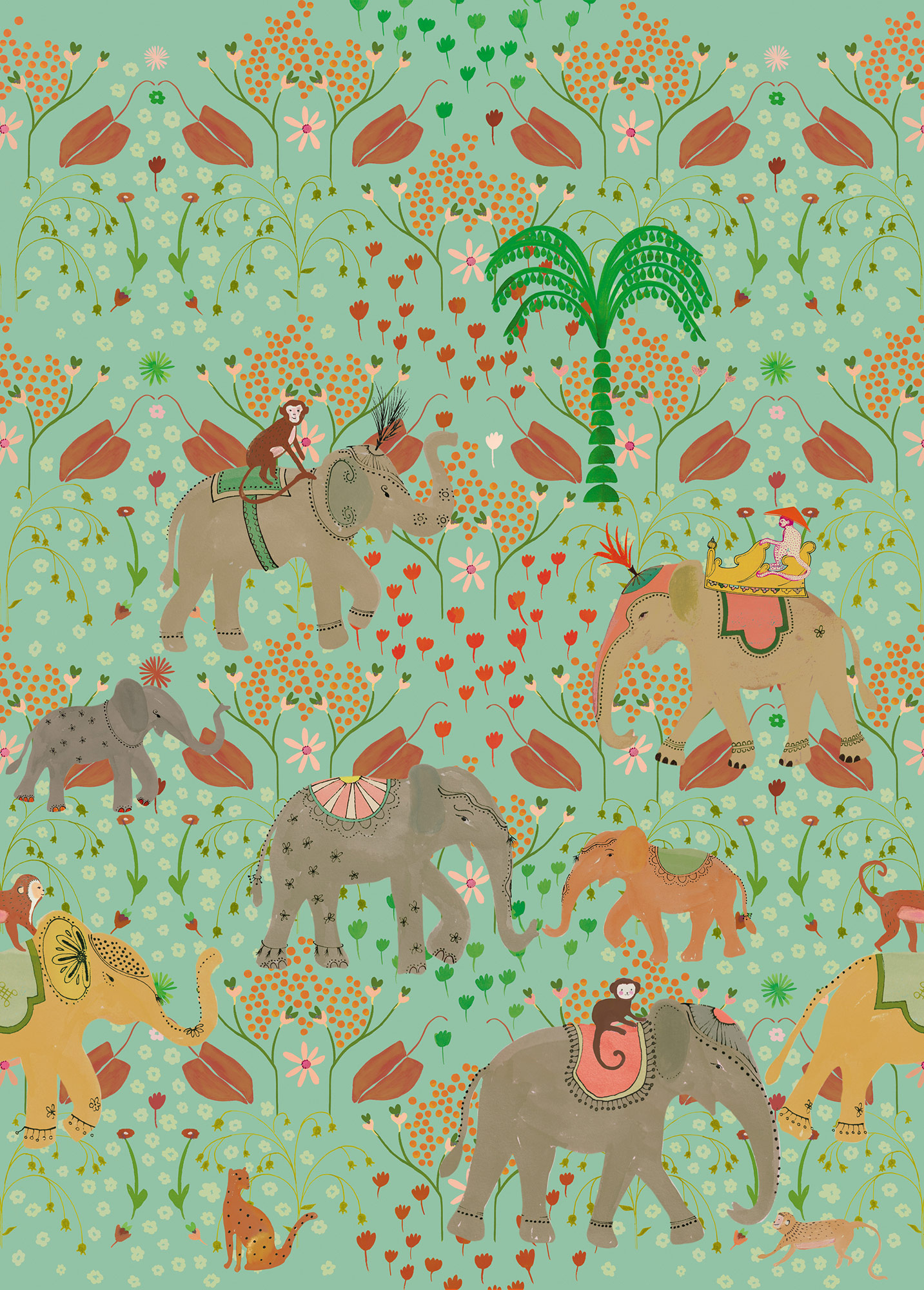 Rasch Fototapete Magic Walls Affe Blumen 557848 Rasch Fototapete Magic Walls Affe Blumen 557848