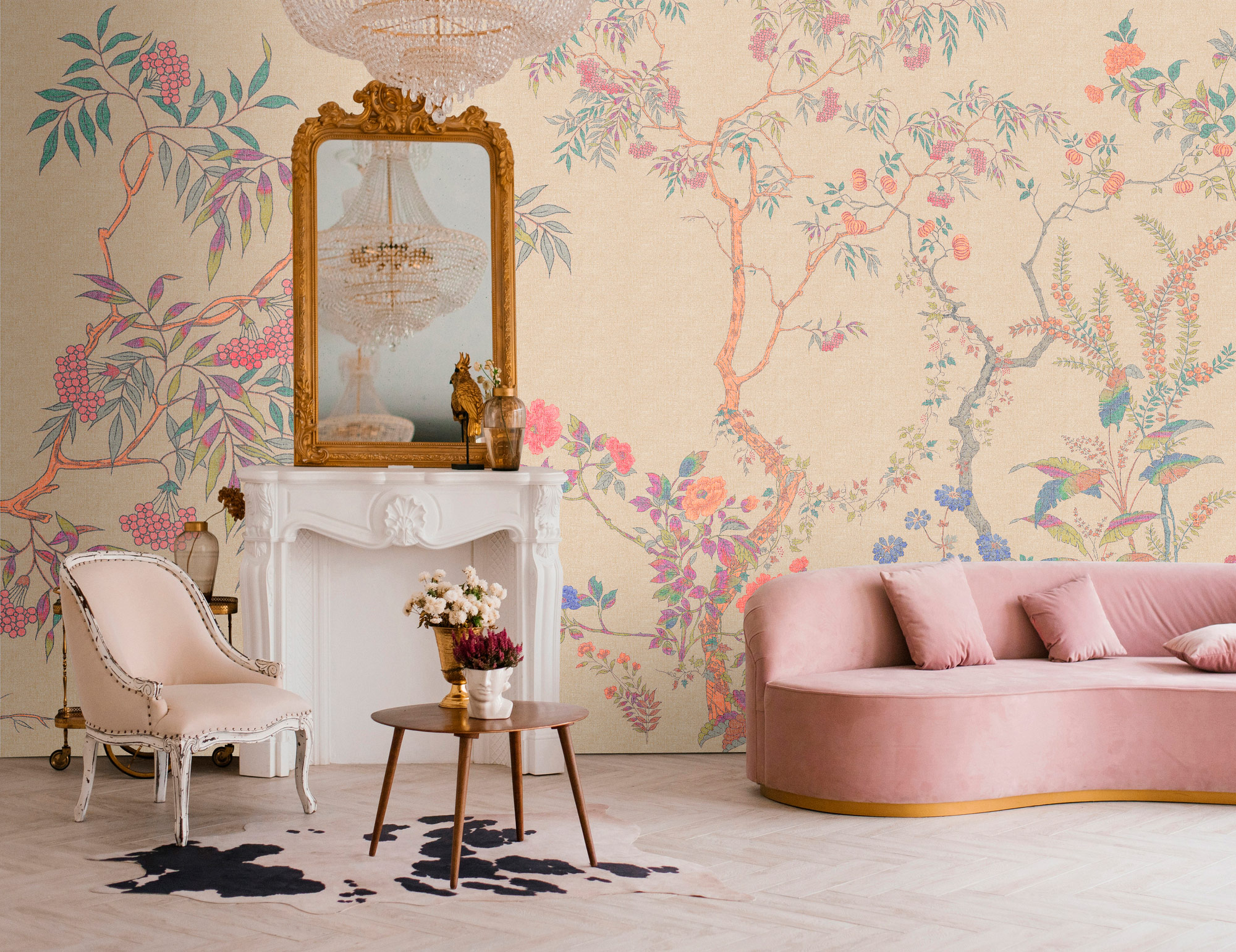 AS Fototapete Walls by Patel 5 Bäume Beige DD134789