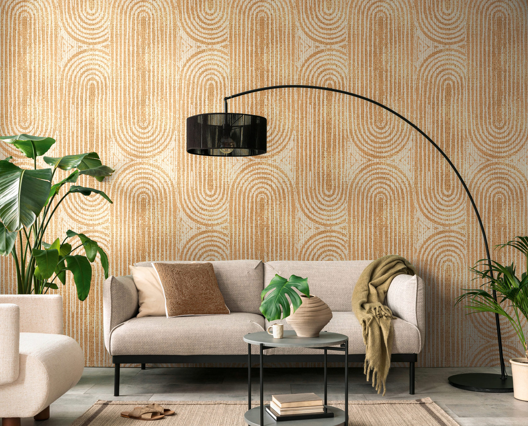 Livingwalls Vliestapete The Wall 3 Formen Retro 398681