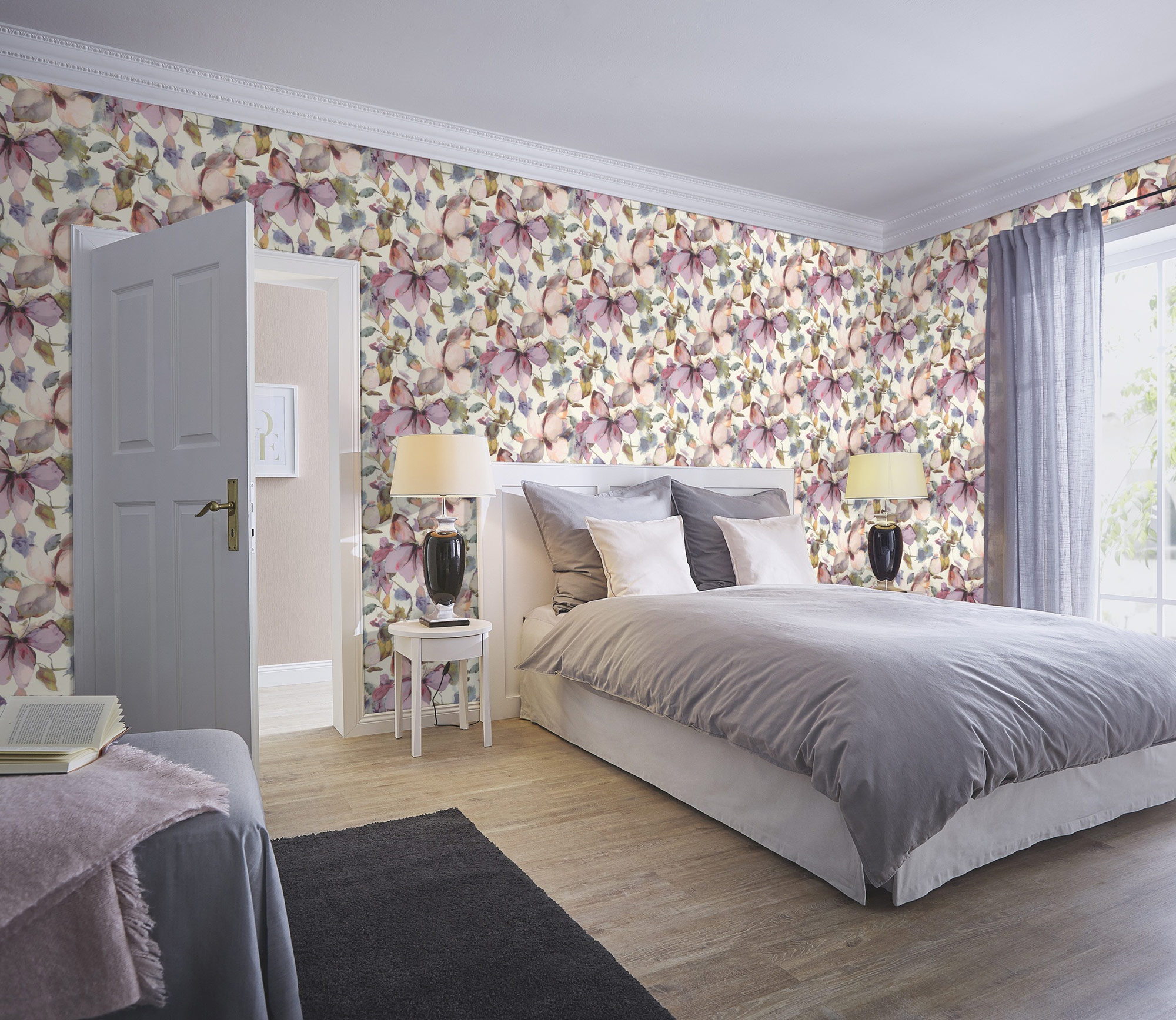 Rasch Vliestapete Florentine 4 Blumen 481228