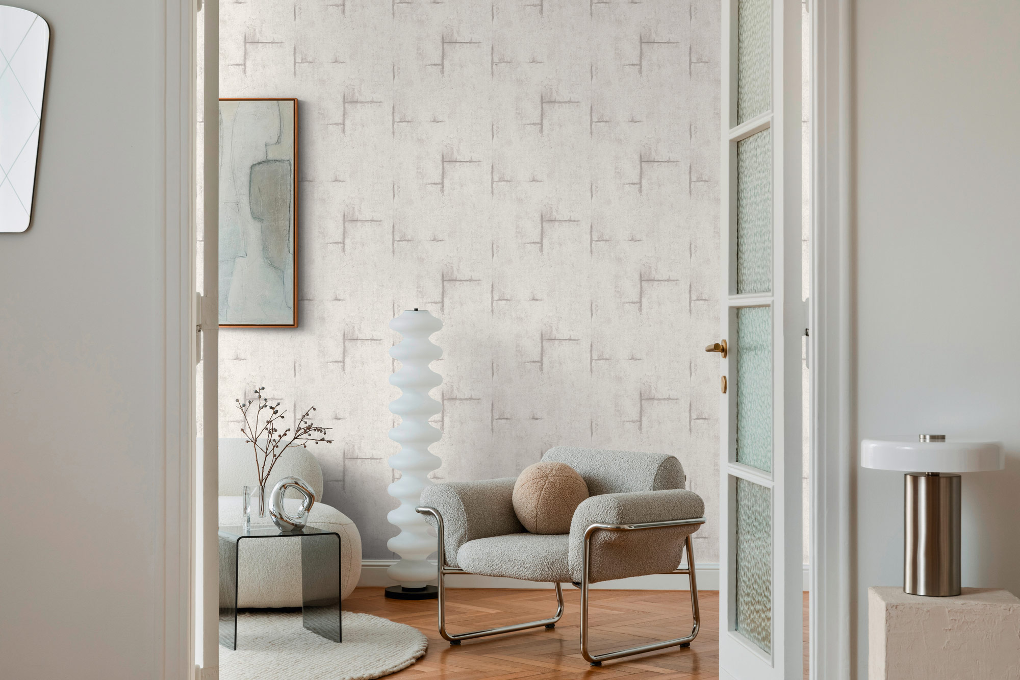 AS Vliestapete CosmoLiving Betonoptik Weiß 790851