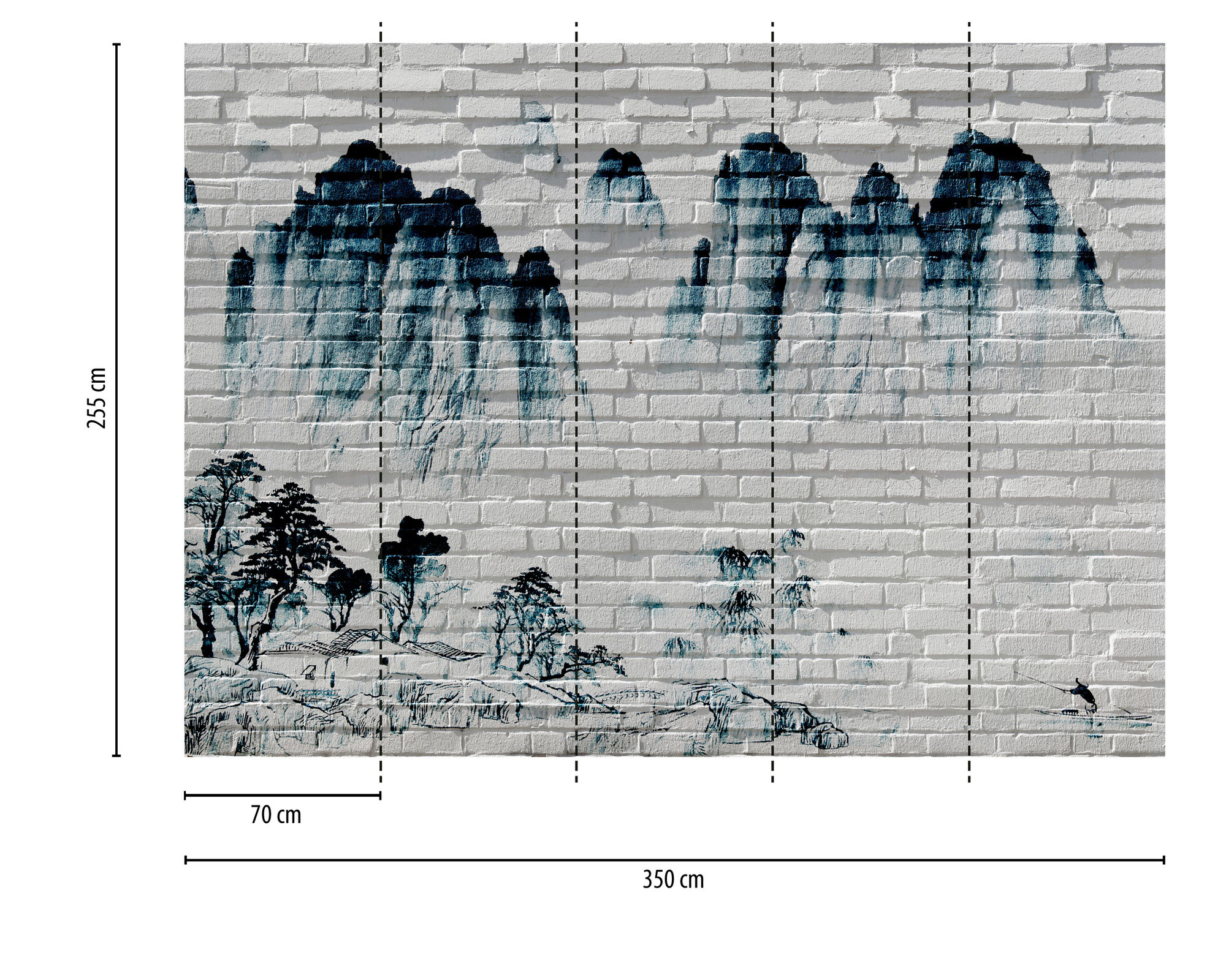 AS Fototapete Designwalls 2 Stein Berge DD123508