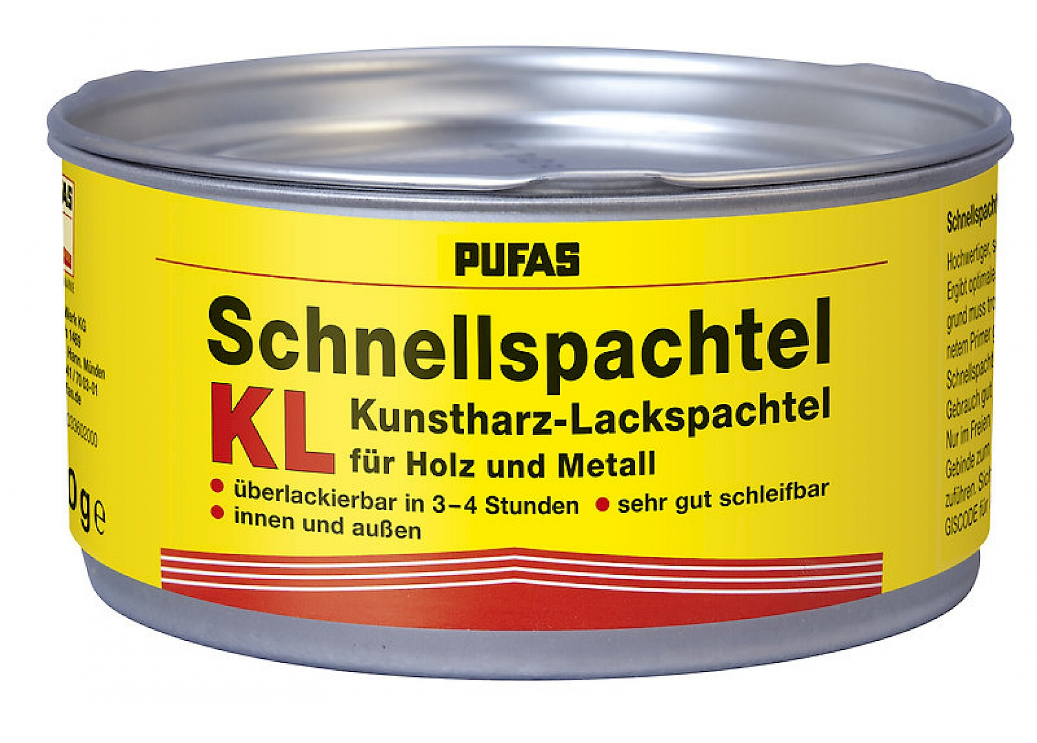 PUFAS Schnellspachtel KL | 400 g