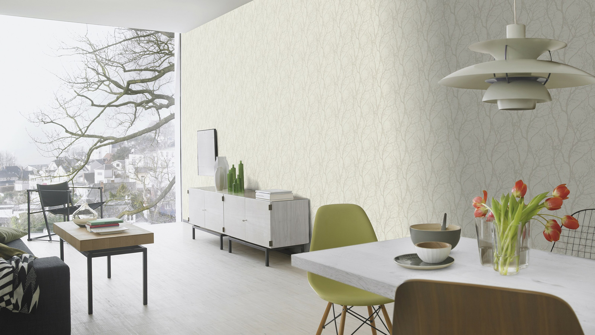 Rasch Vliestapete Color Your Life Bäume 633252