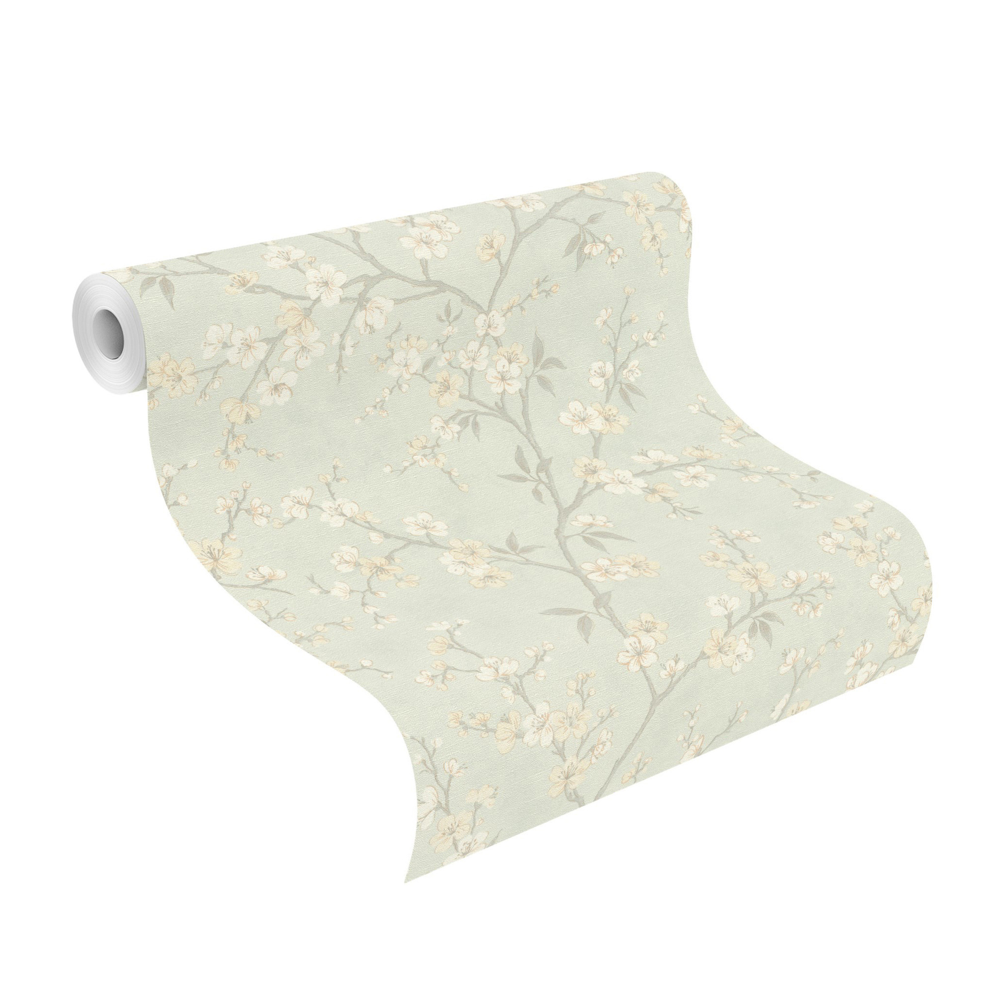 Rasch Vliestapete Country Charme Blau-Pastellblau 456769