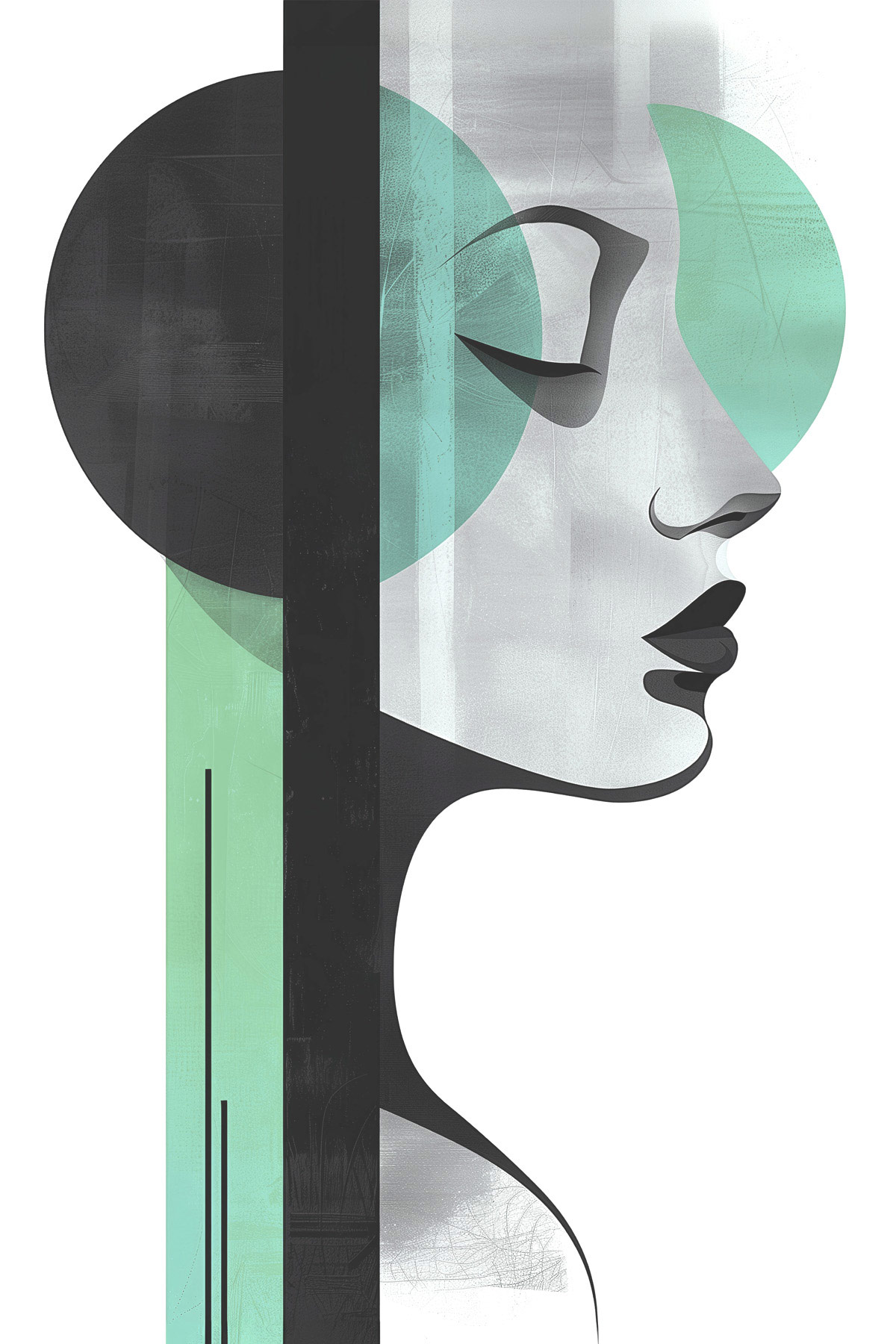 AS Leinwandbild Metropolis Aqua DD133161