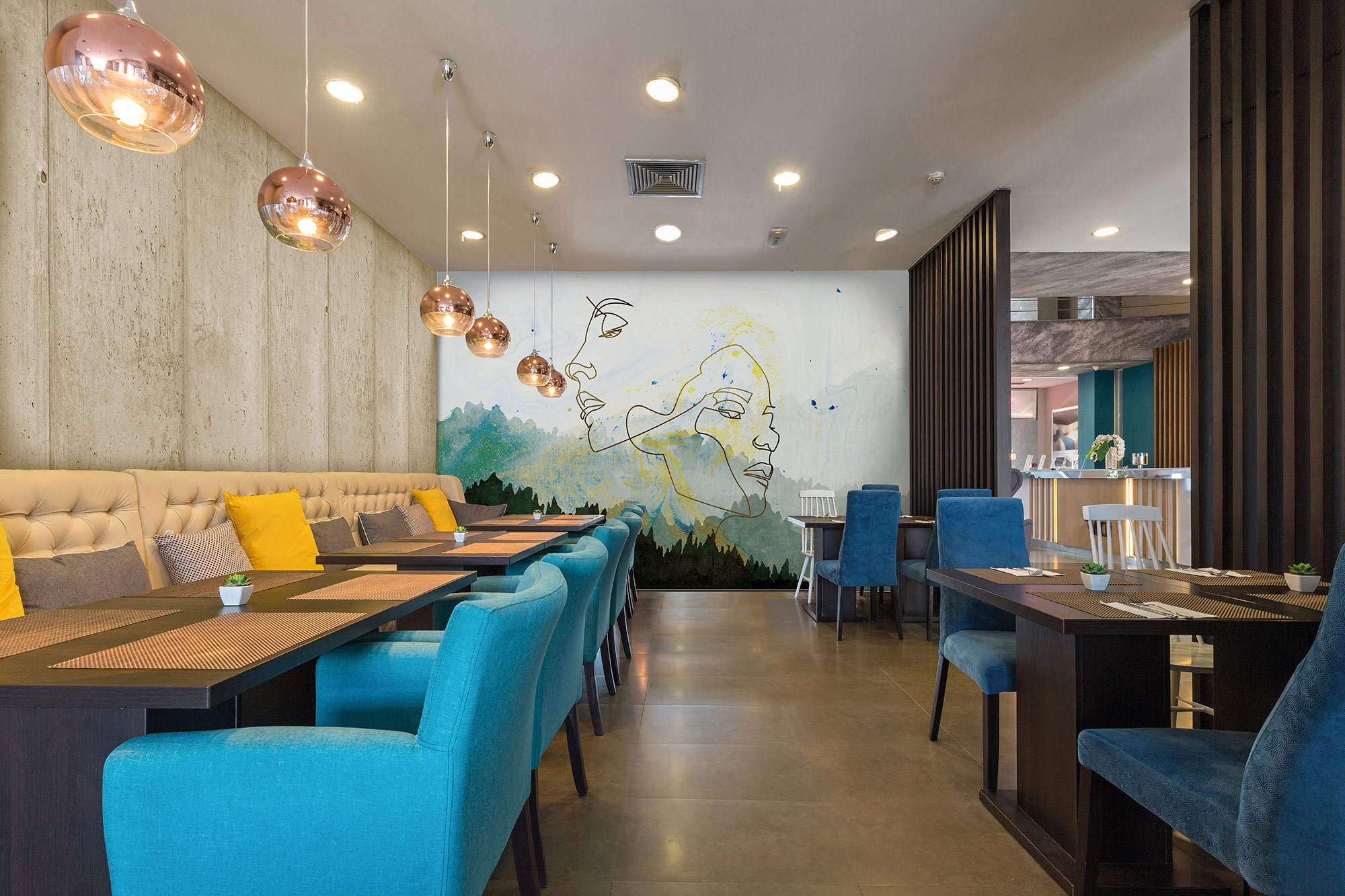 AS Fototapete Atelier 47 GoldenOutline DD118030