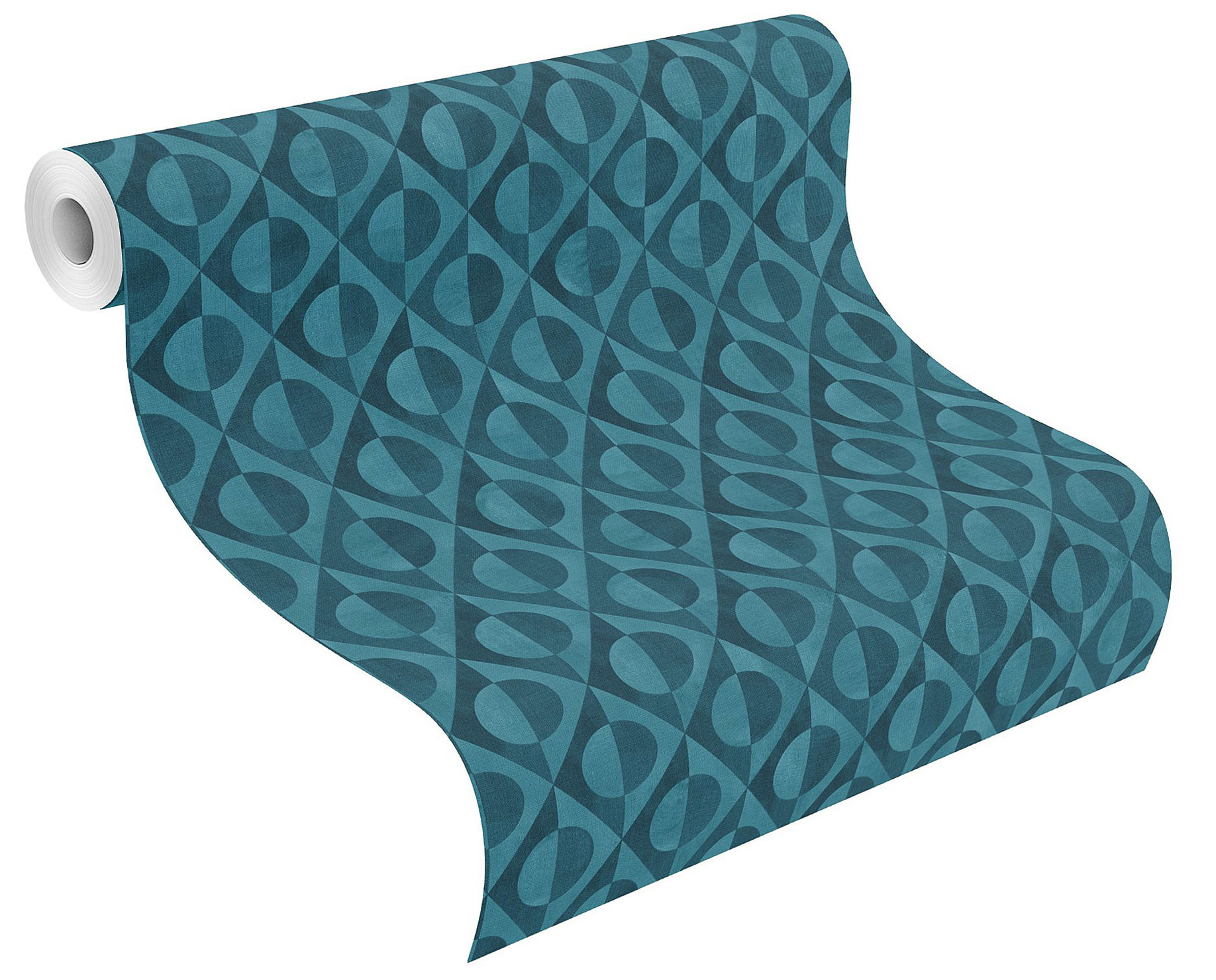 Rasch Vliestapete Club Botanique Kreise blau 538663