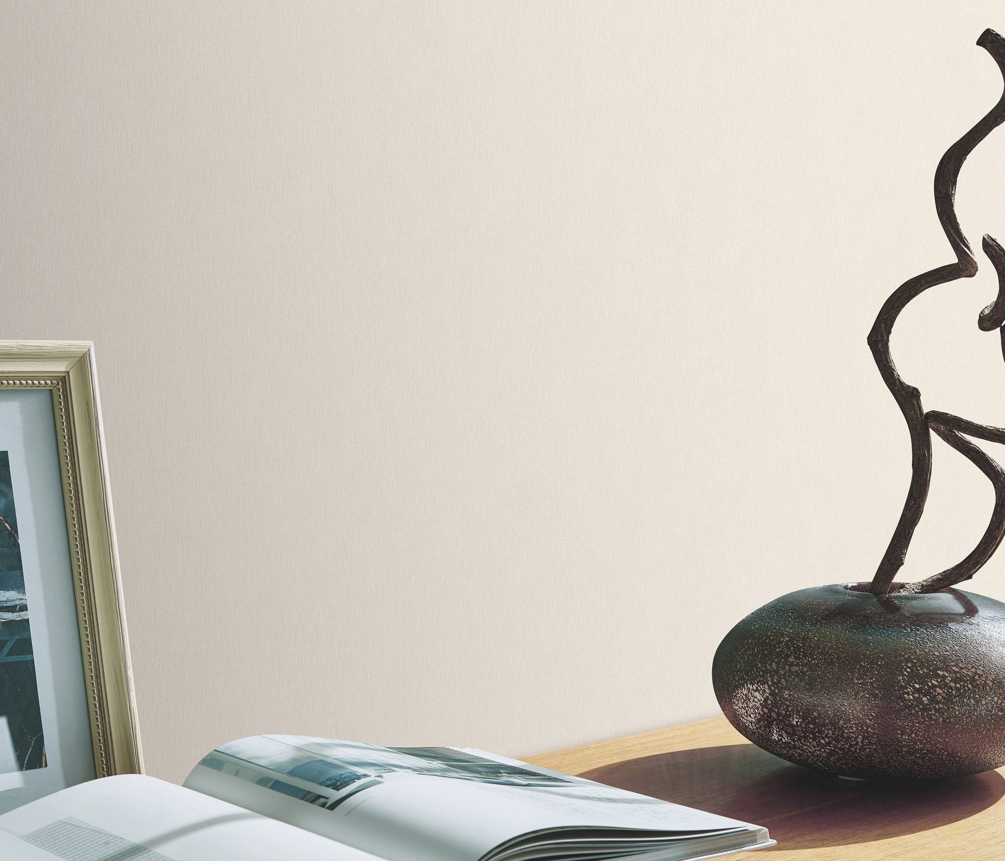 Erismann Vliestapete Versailles Unitapete creme 1028114