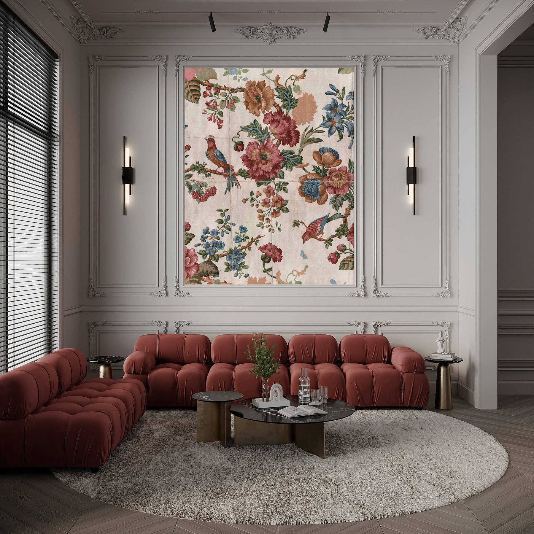 AS Fototapete Walls by Patel 5 Blumen Creme DD134561