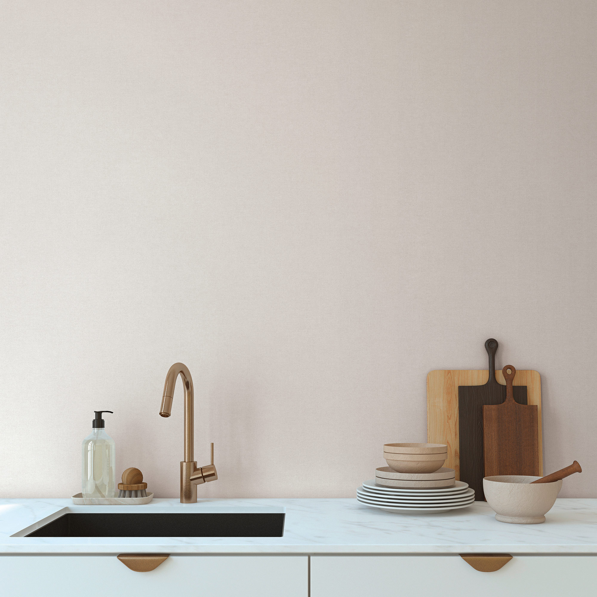 AS Vliestapete MS Hot Spots Unis Creme 367202