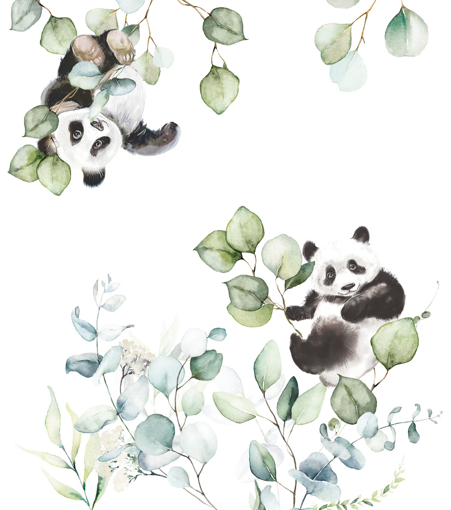 Rasch Fototapete Kids World Pandabären Pandas 364989