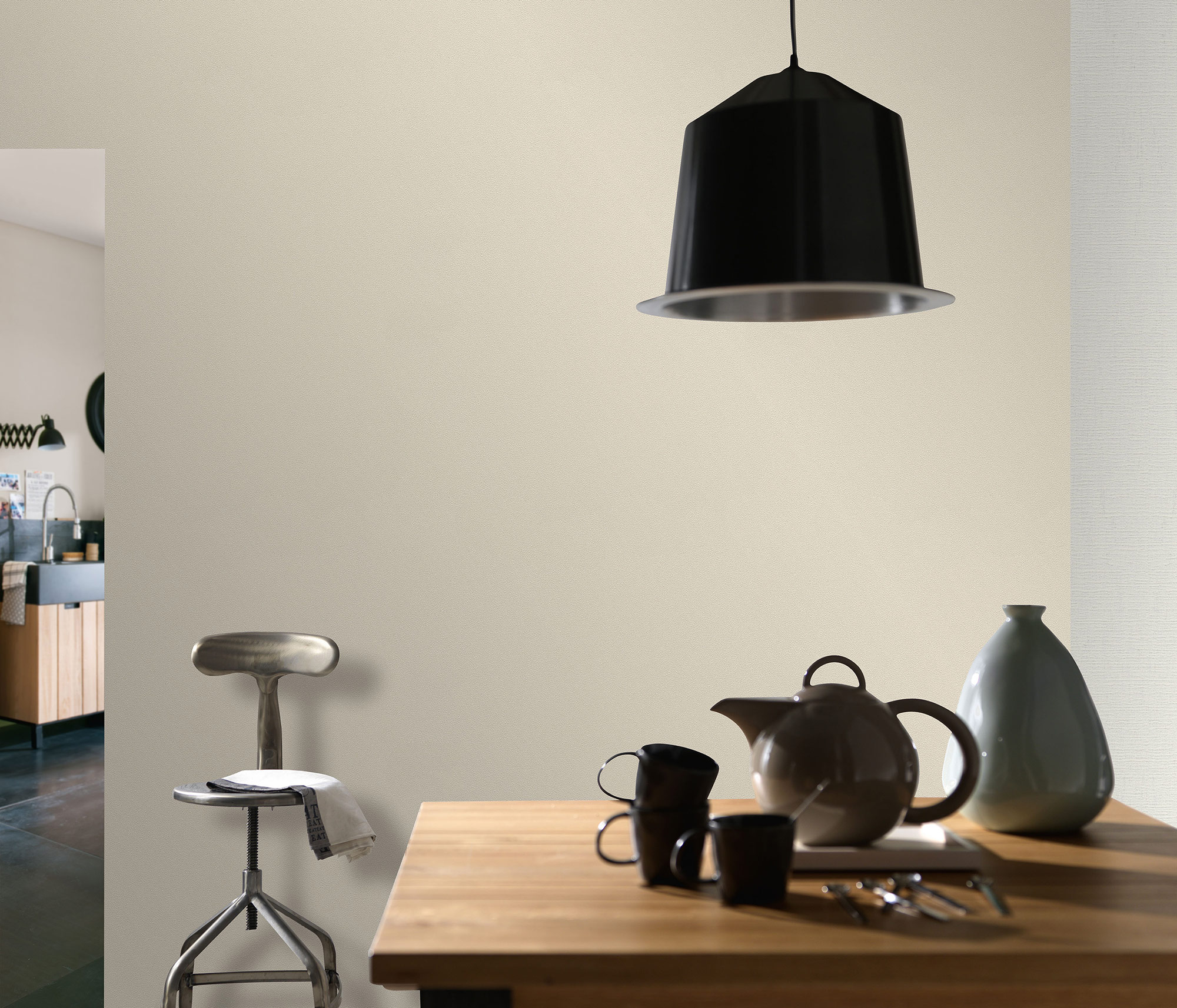 Erismann Vliestapete Elle 3 creme Unis 1033514