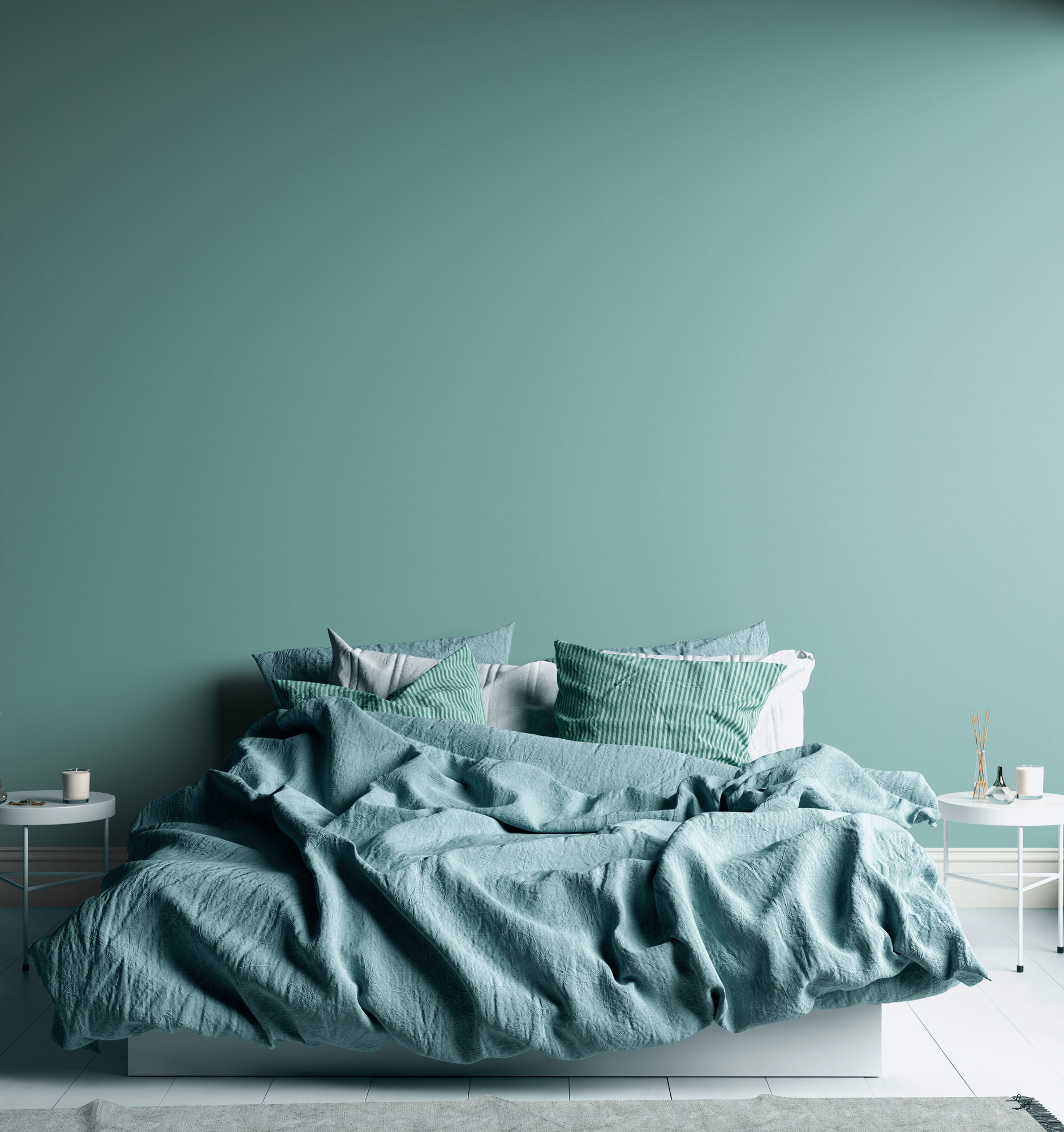 AS Vliestapete PintWalls II Unitapete türkis 389038