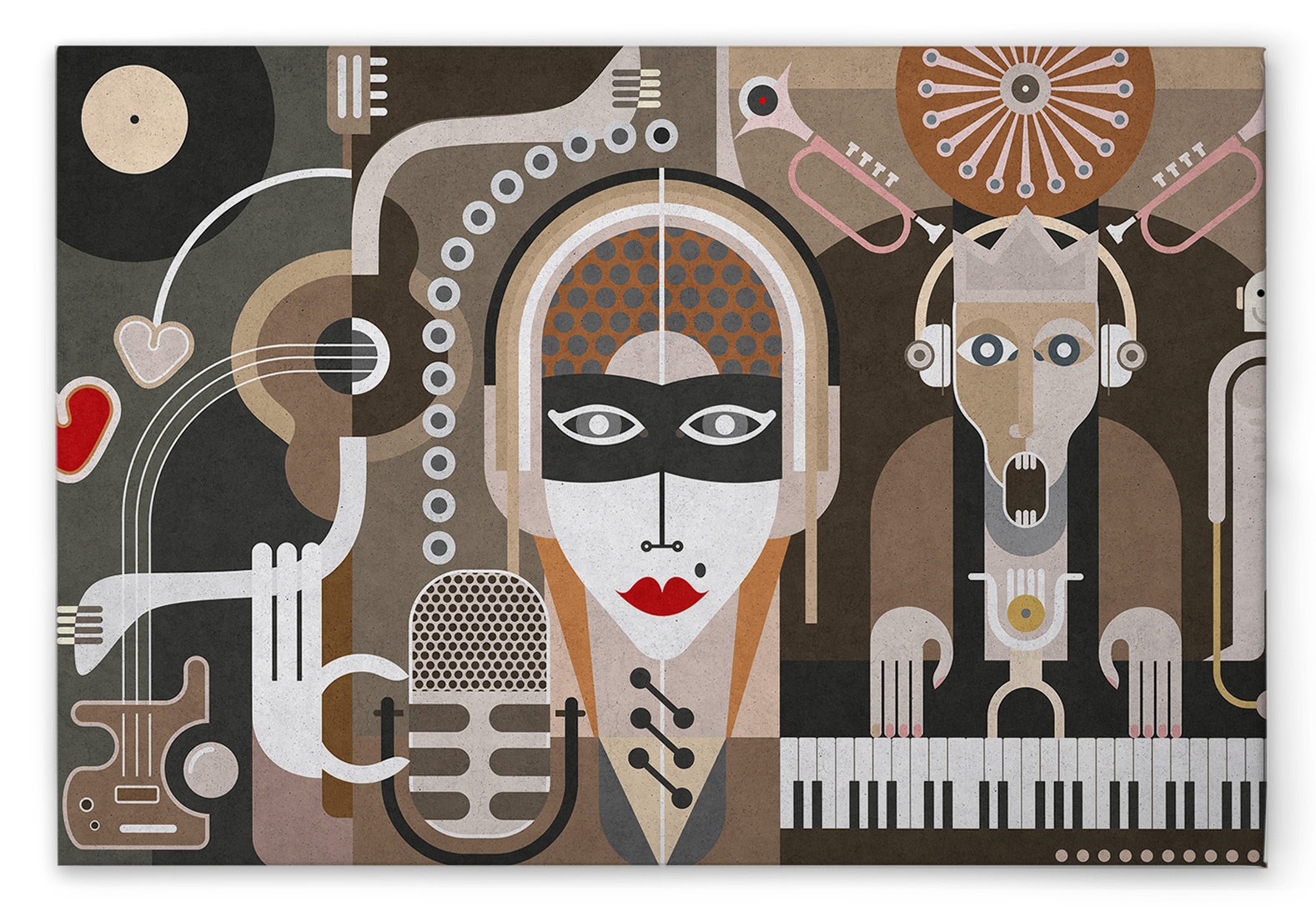 AS Leinwandbild Wall of Sound 3 DD132038