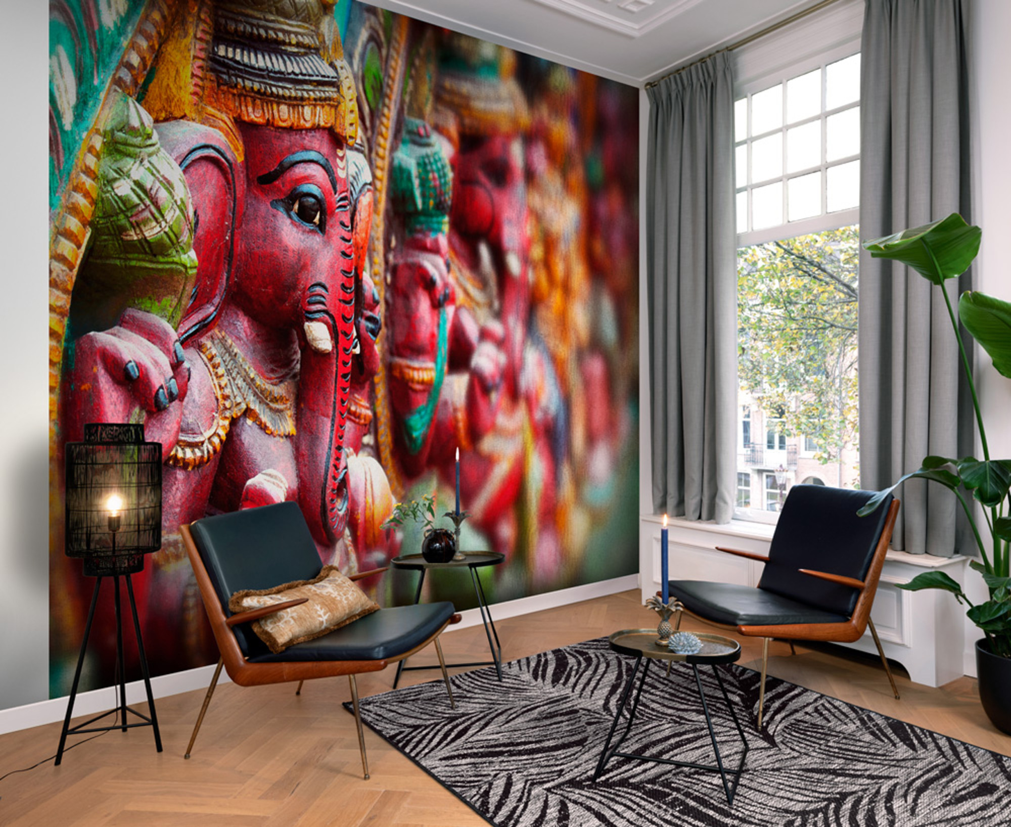 Rasch Fototapete Indian Style Elefant Indisch 363487