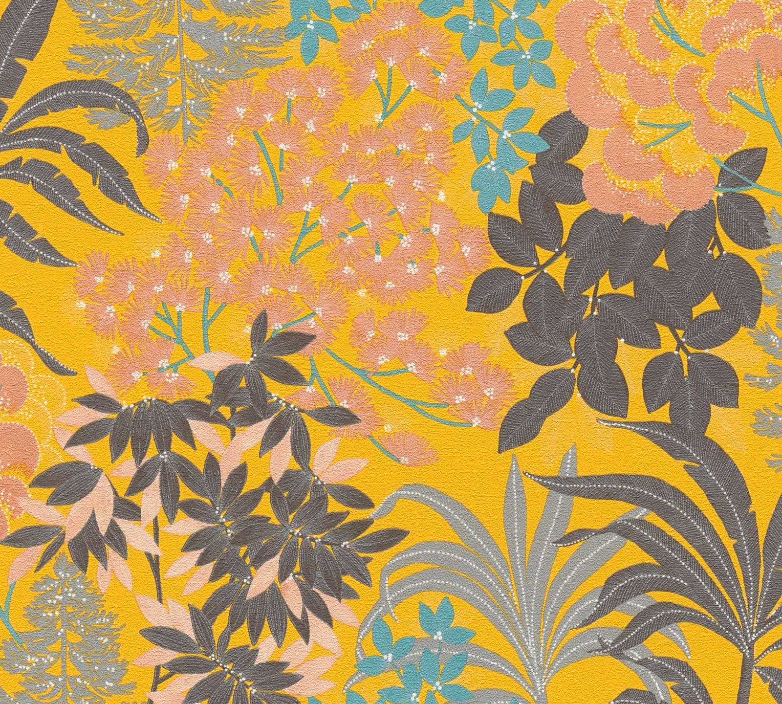 AS Vliestapete MS Travel Styles Blätter Gelb 391283 AS Vliestapete MS Travel Styles Blätter Gelb 391283