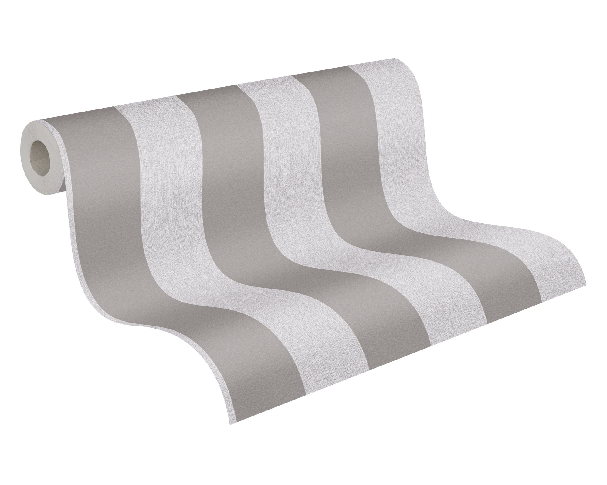 AS Vliestapete Attractive 2 Streifentapete Grau 390293