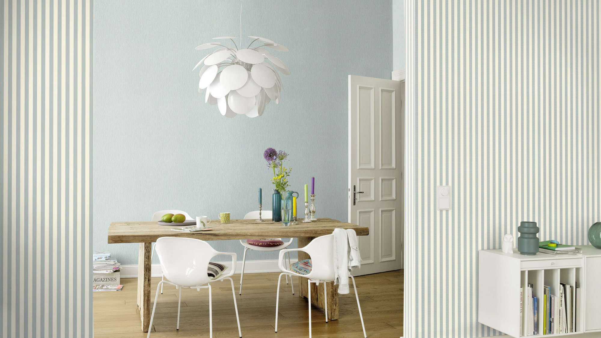 Rasch Vliestapete Trianon 13 Unitapete blau 570052