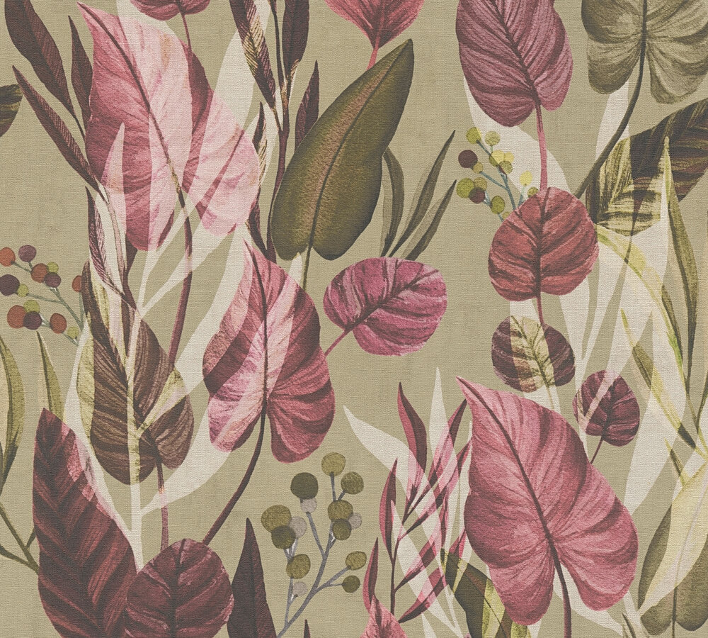 AS Vliestapete Anna d'Andrea Floral Grün 782192 AS Vliestapete Anna d'Andrea Floral Grün 782192