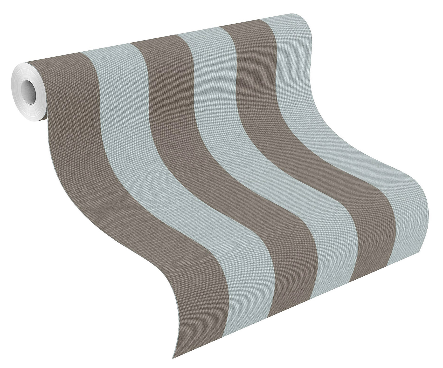 Rasch Vliestapete Poetry II Streifen Leinenoptik braun 54272