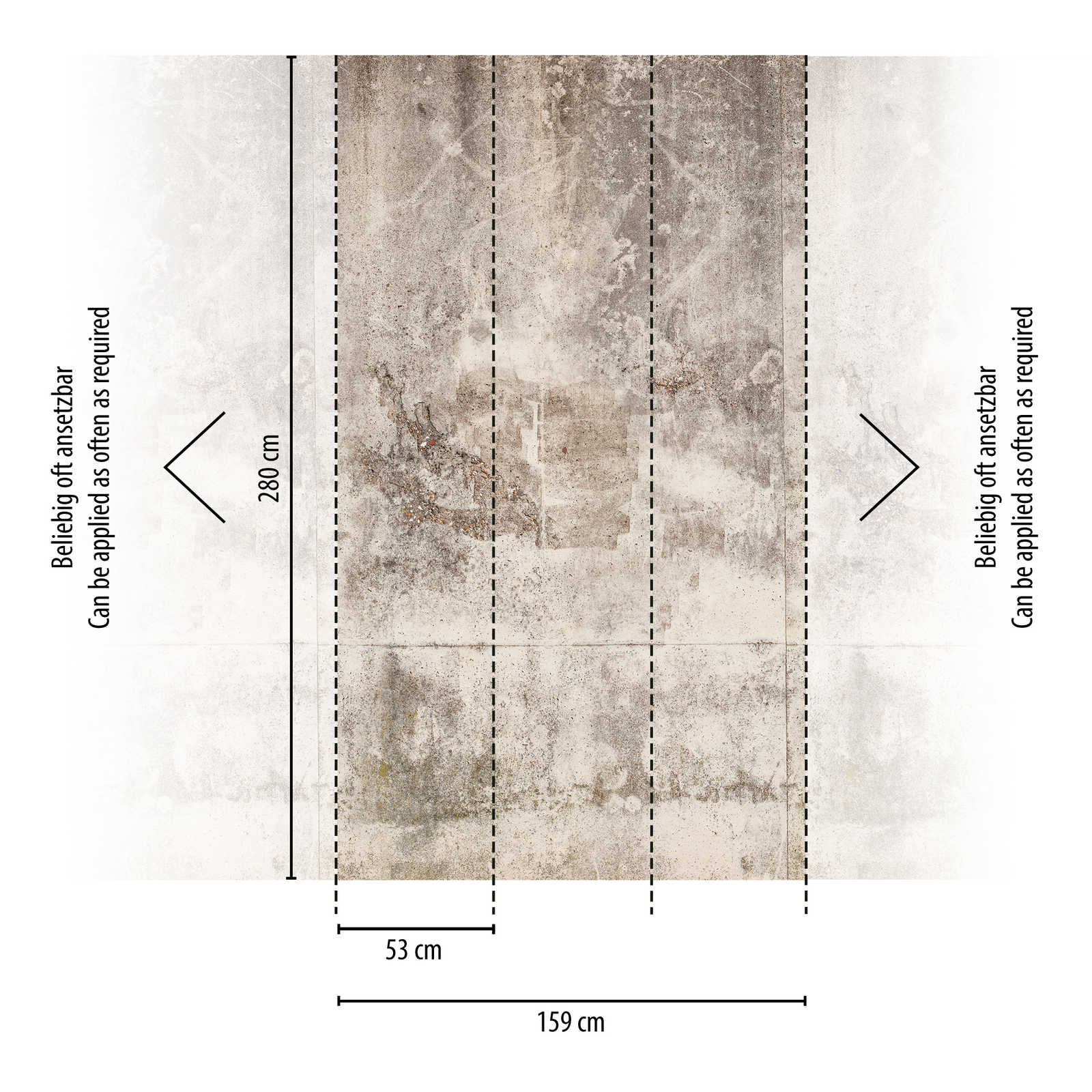 Livingwalls Vliestapete The Wall Betonoptik 383391