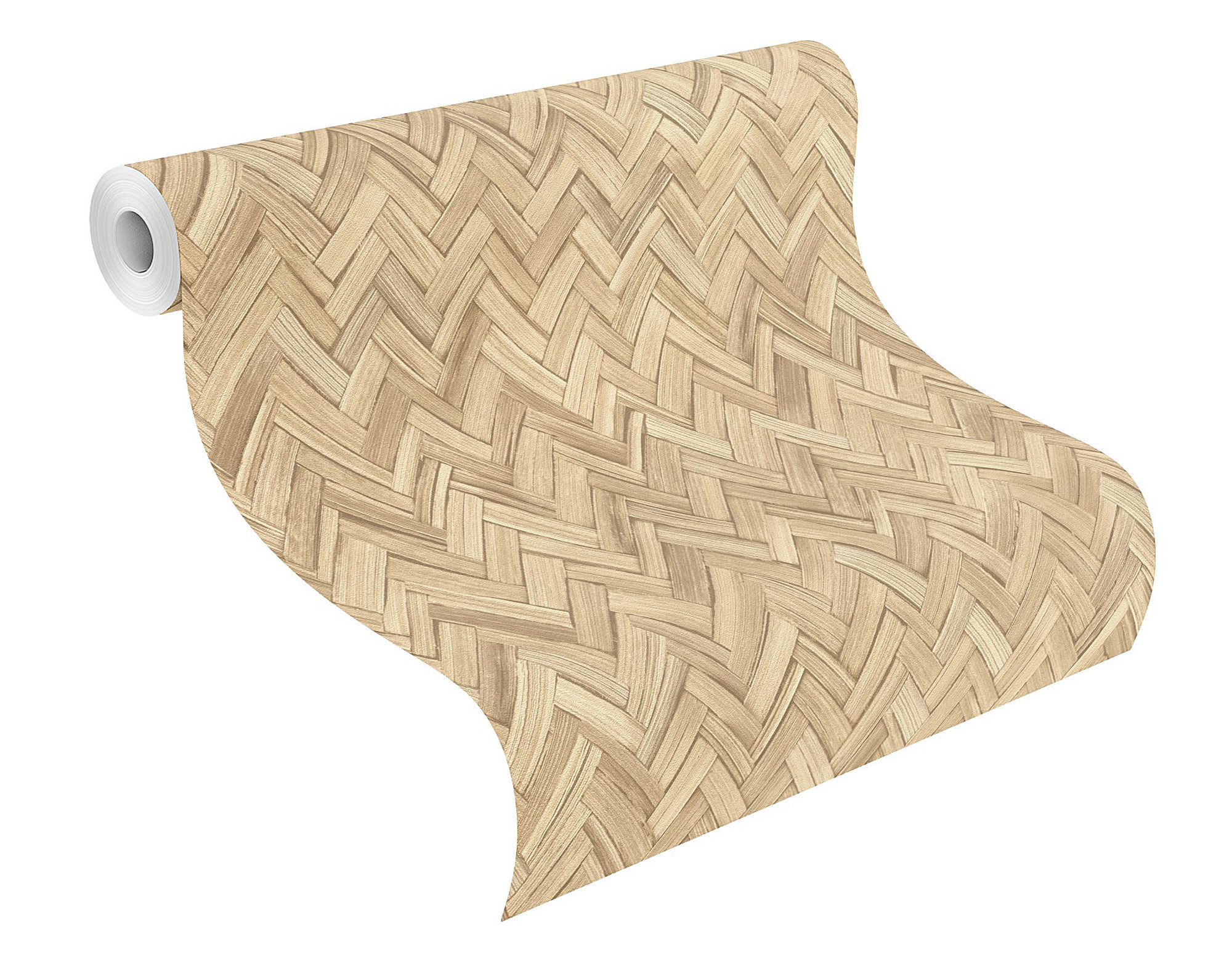 Rasch Vliestapete Beachhouse Braun-Hellbraun 410334