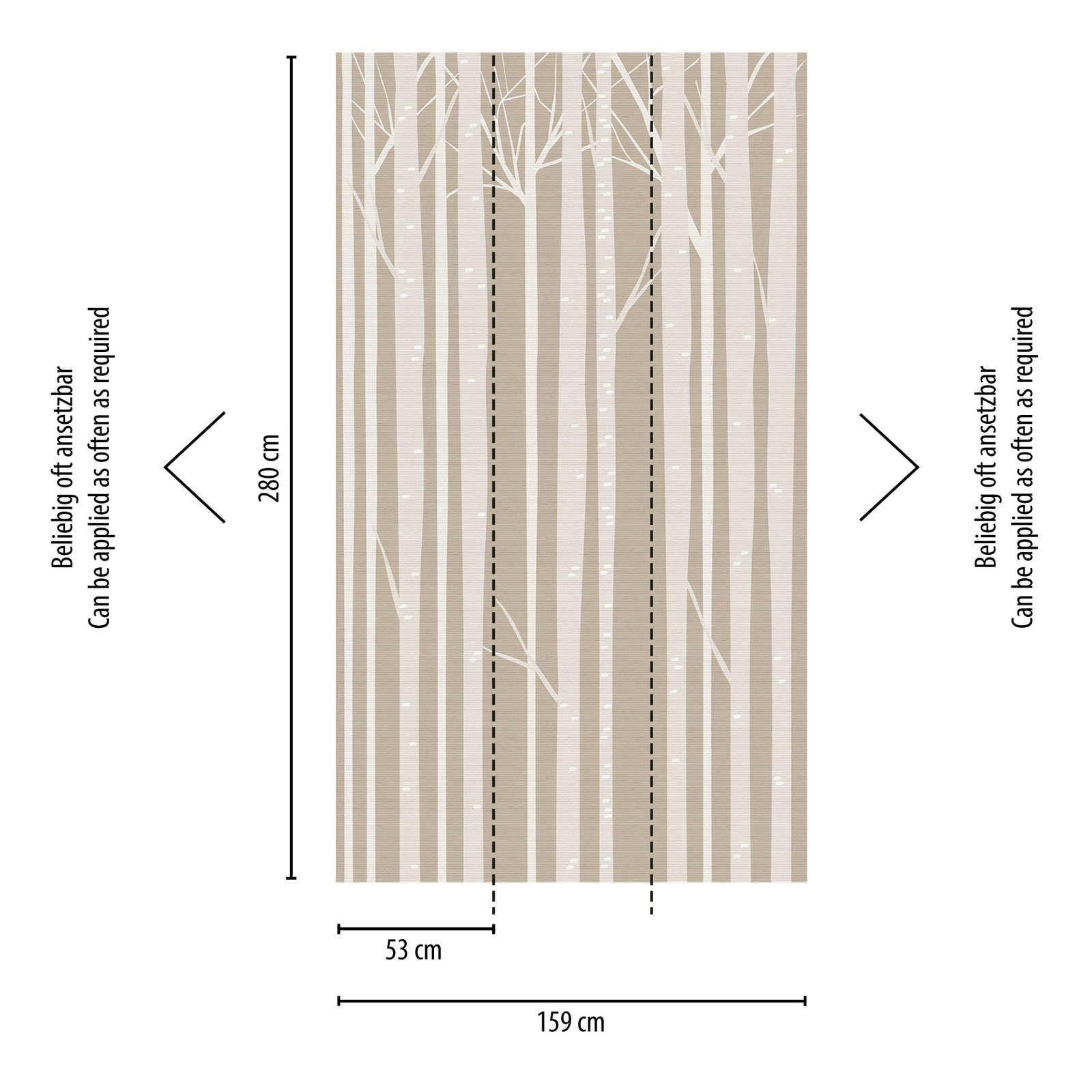Livingwalls Vliestapete The Wall Wald 382951