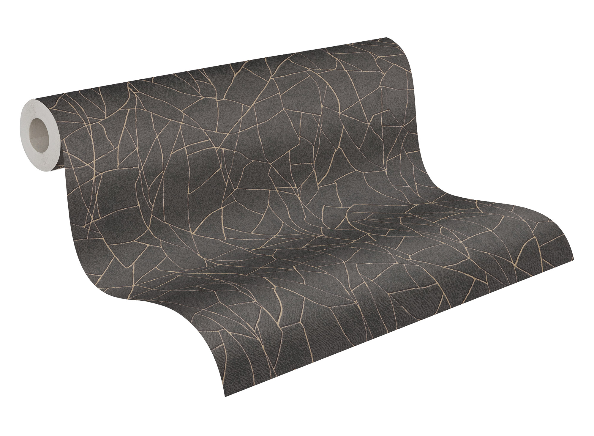 AS Vliestapete French Affair Struktur Schwarz 399344