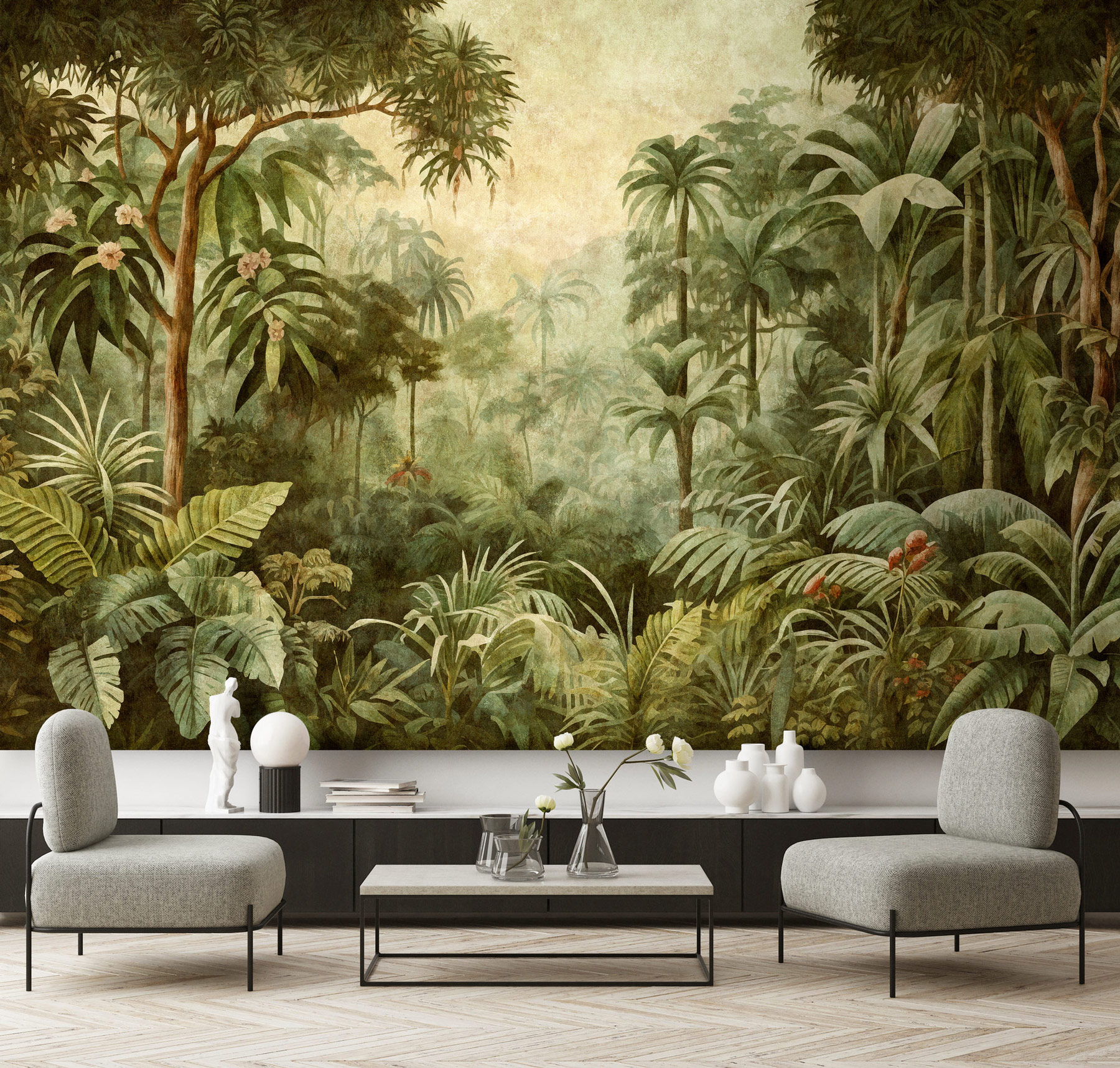 AS Fototapete Walls by Patel 5 Dschungel Grün DD134267