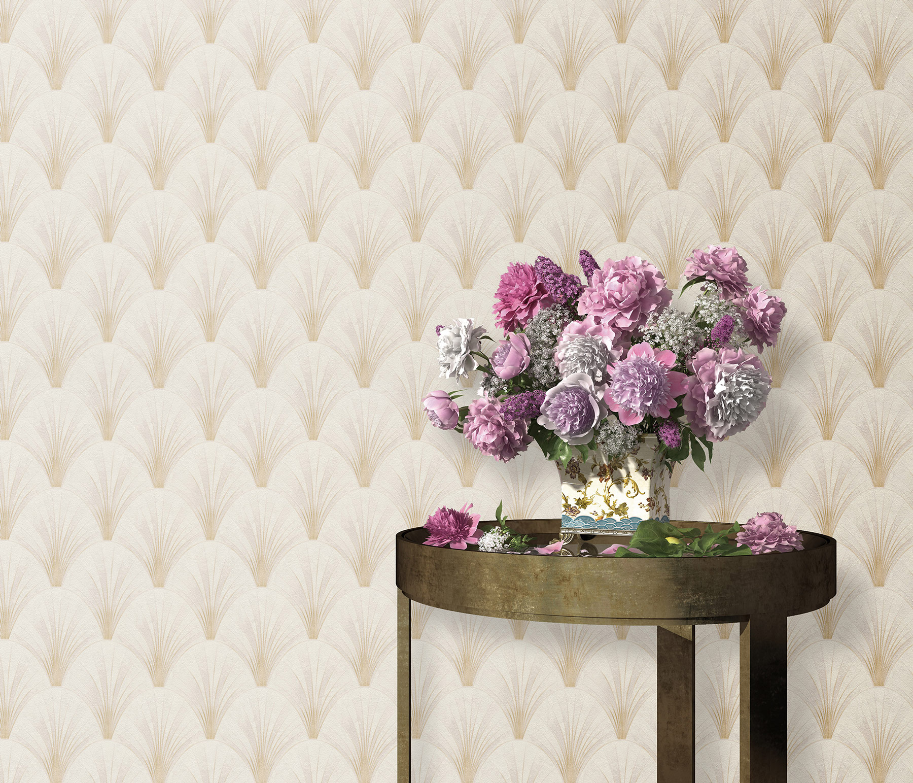 Erismann Vliestapete Elle 4 creme 1045114