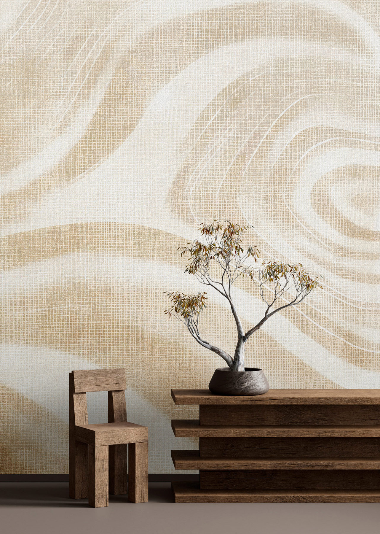 AS Fototapete Walls by Patel 5 Abstrakt Beige DD135041