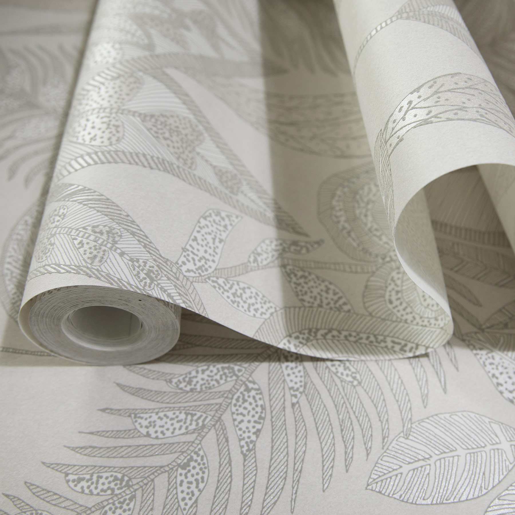 Hohenberger Vliestapete Tesoro Pianta Avorio 65576