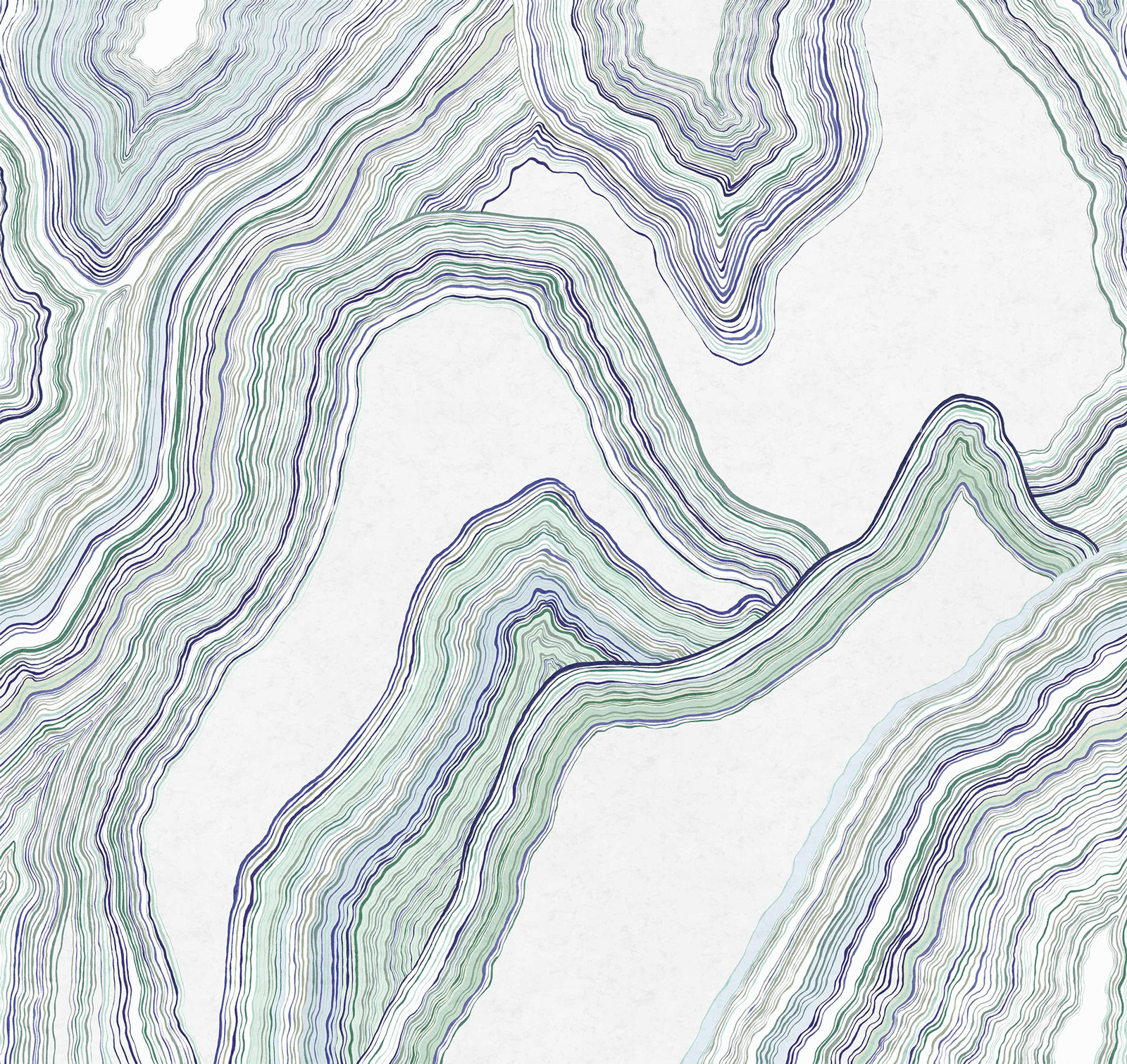 Masureel Fototapete Panel Erosion Dirillo Aqua DGERO1041260