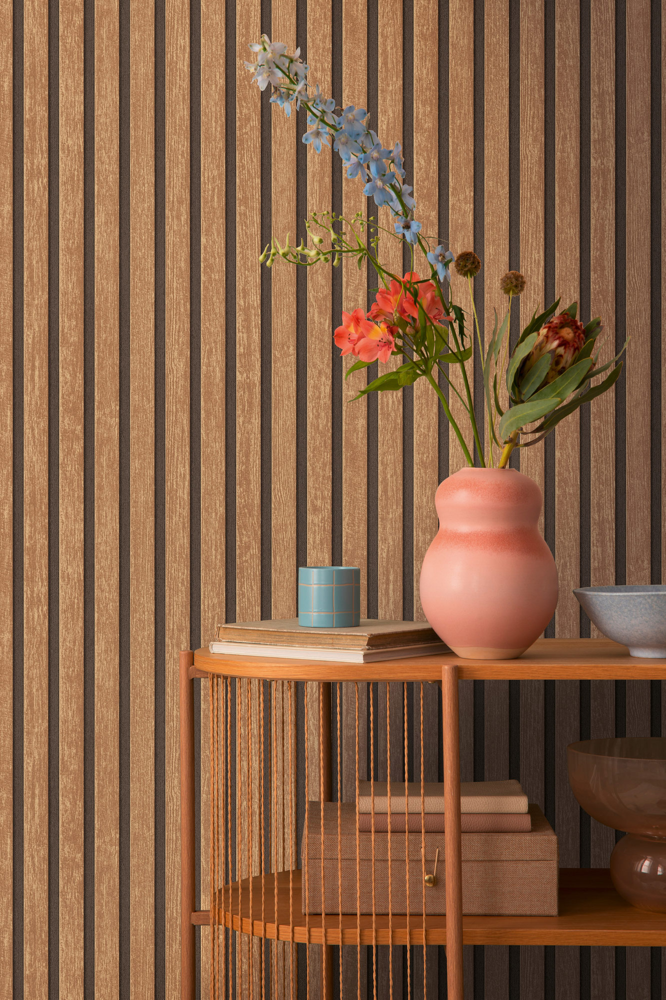 AS Vliestapete Holzpaneele Profi 2024 Braun 790412