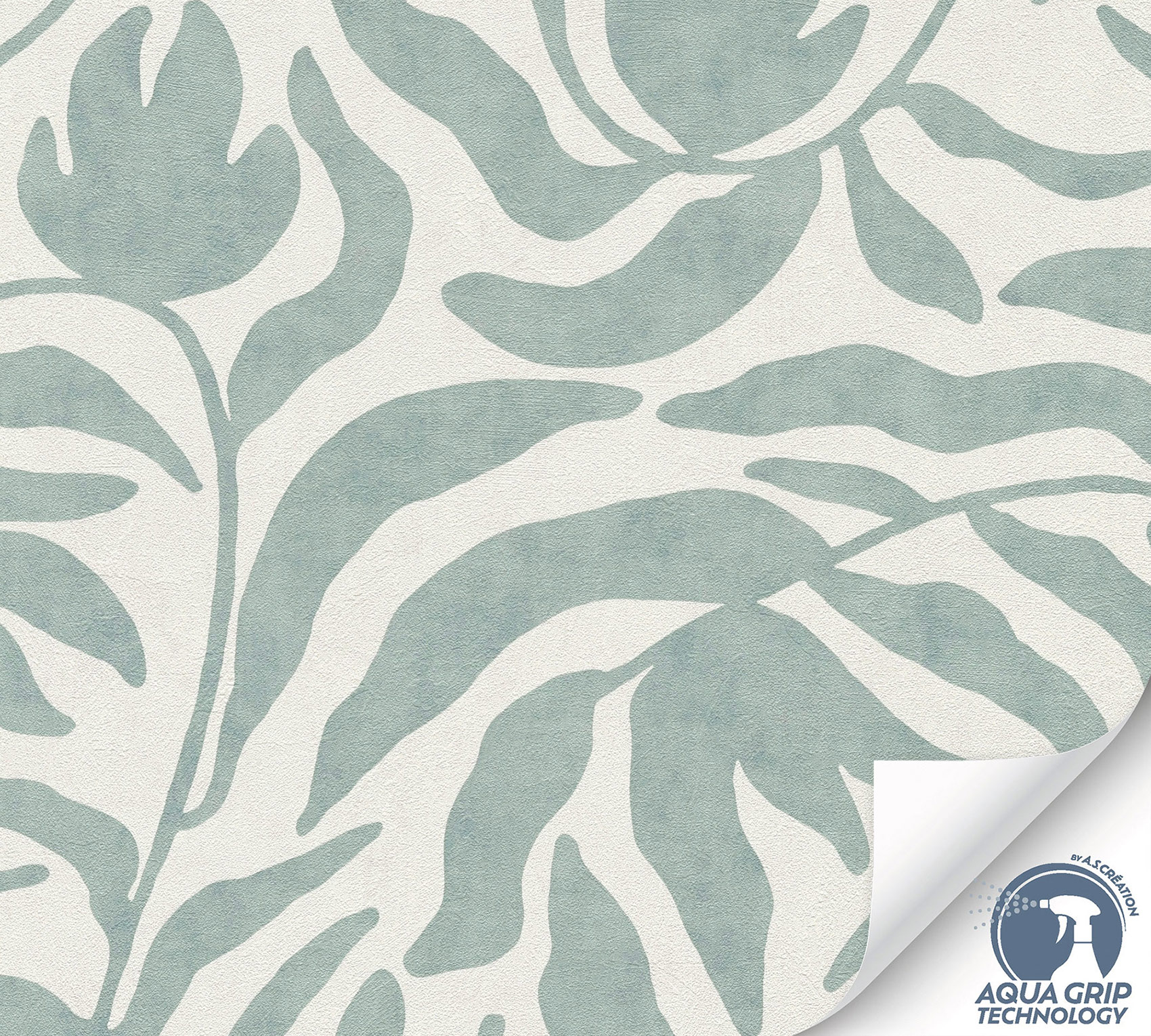 AS Vliestapete Cosiness Designdrop 2 Natur Blau 793143