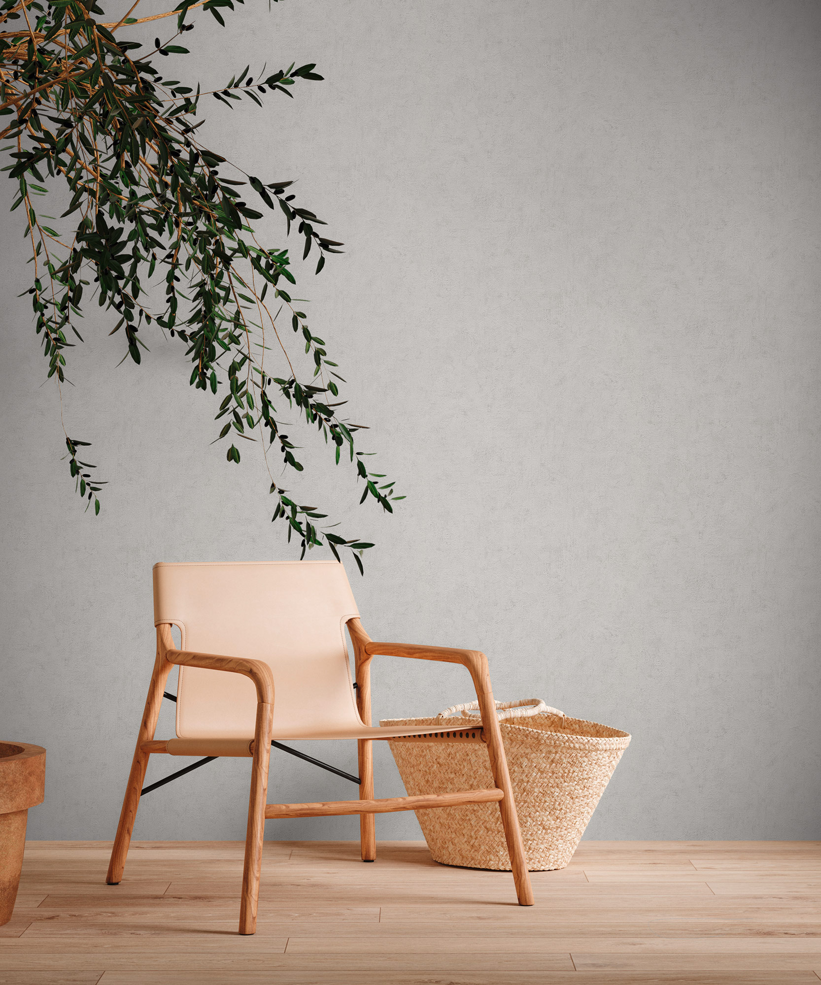 AS Vliestapete Deco Satintapete Unitapete 386394