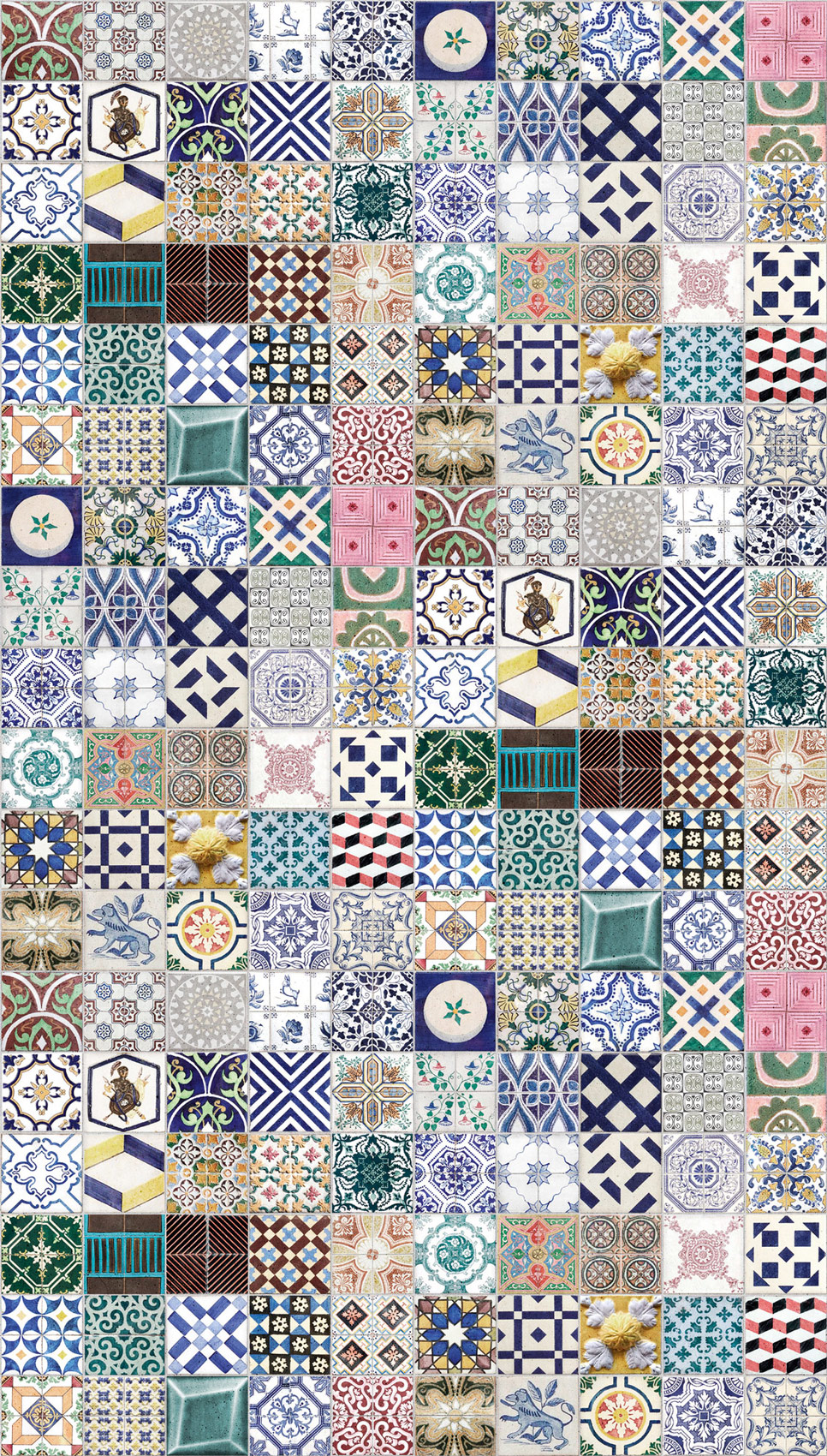 Livingwalls Vliestapete The Wall 3 Vintage-Fliesen 398361 Livingwalls Vliestapete The Wall 3 Vintage-Fliesen 398361