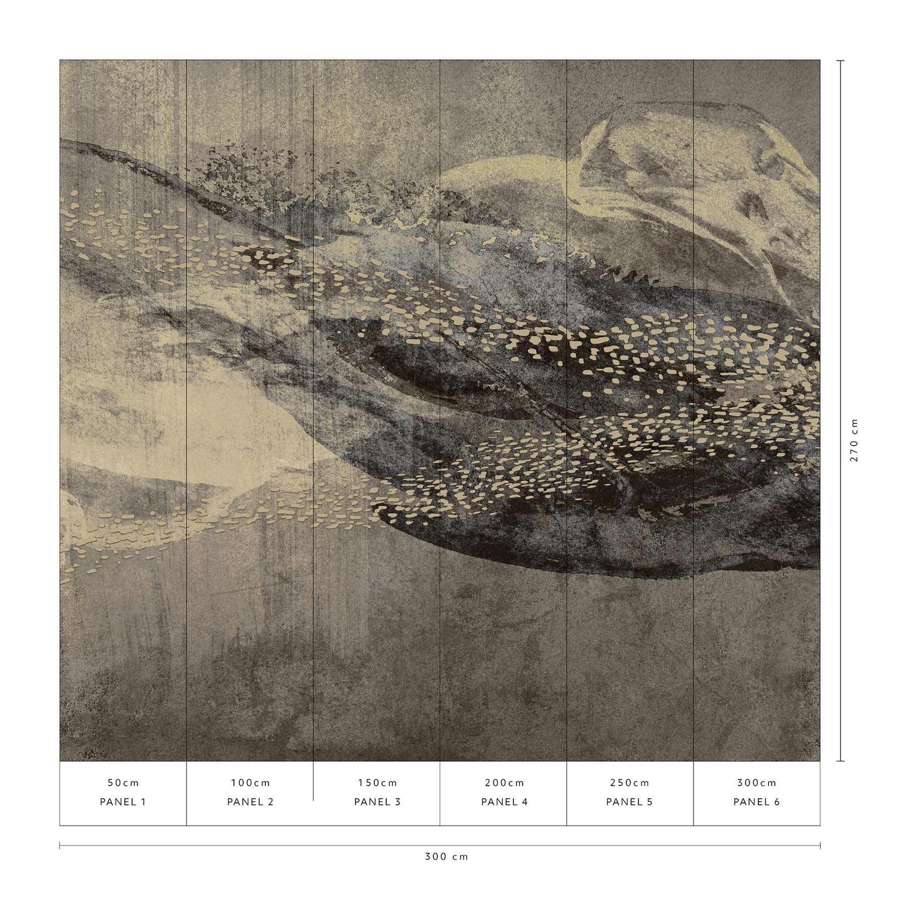 Erismann Fototapete GMK Art Edition Deep Sea gold 223715